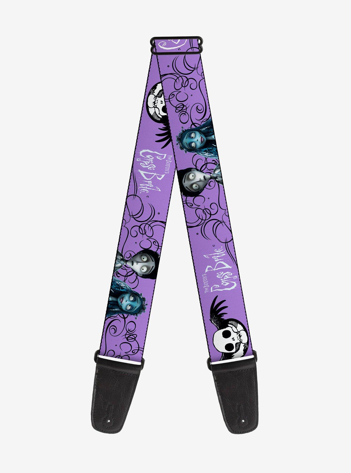 Corpse Bride Victor and Emily Living Marry the Dead Guitar Strap, , hi-res