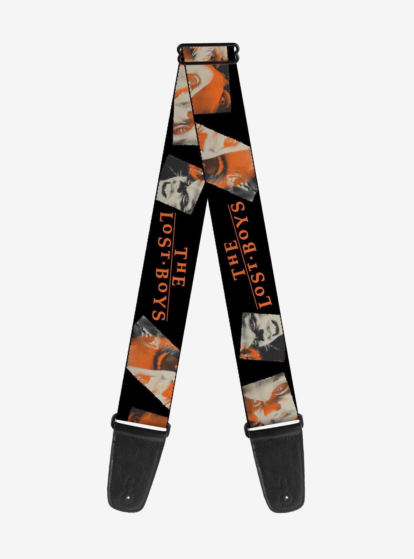The Lost Boys David Pose Stacked and Title Logo Guitar Strap, , hi-res
