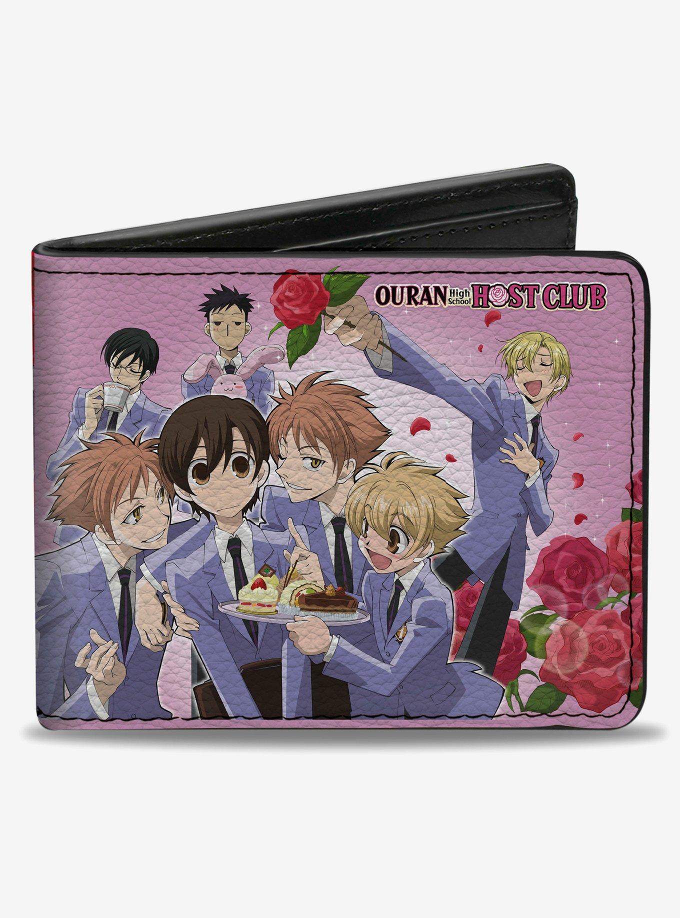 Ouran High School Host Club Character Rose Scenes Bifold Wallet, , hi-res