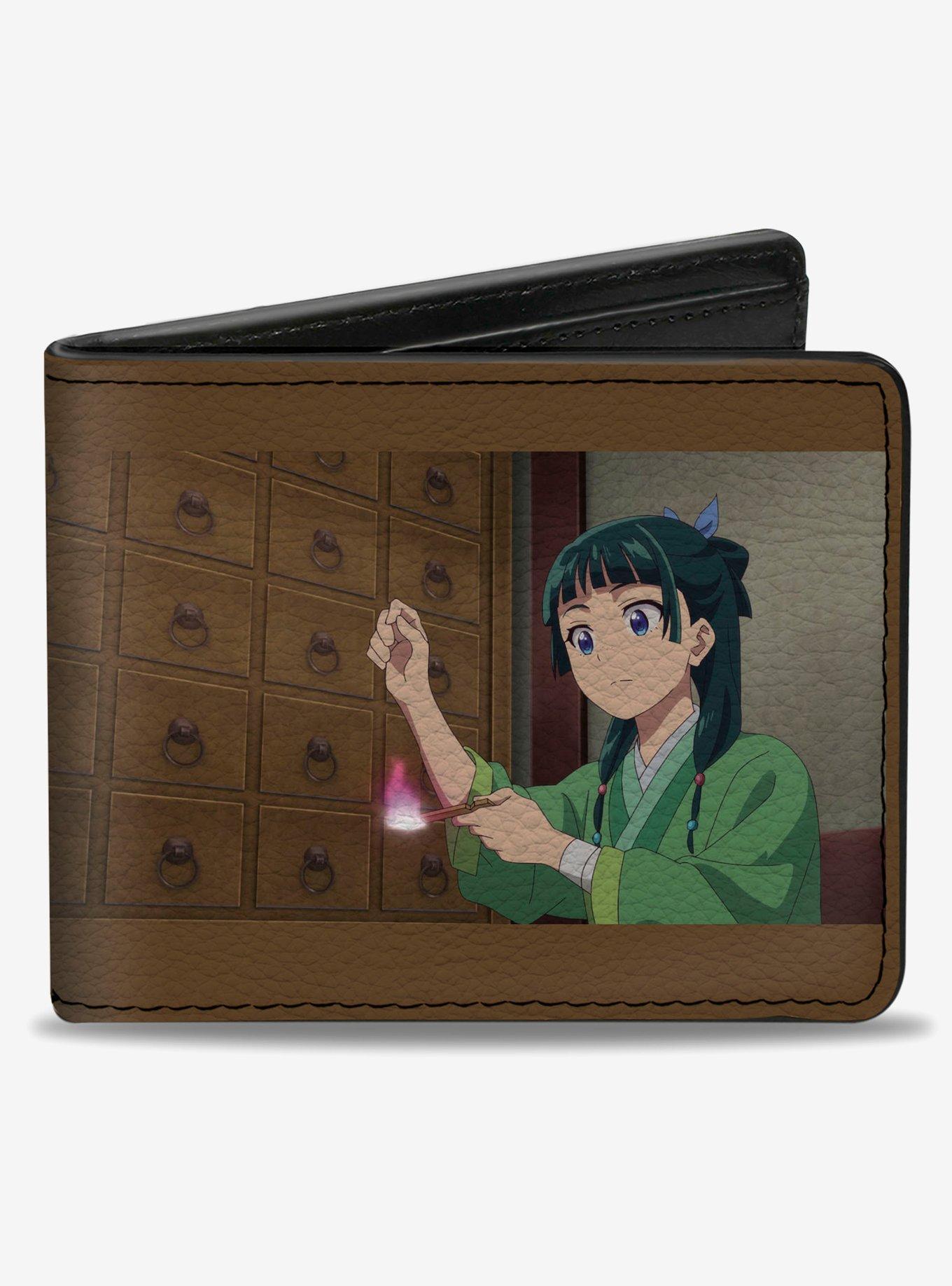 The Apothecary Diaries Mamao Pose and Title Logo Bifold Wallet, , hi-res