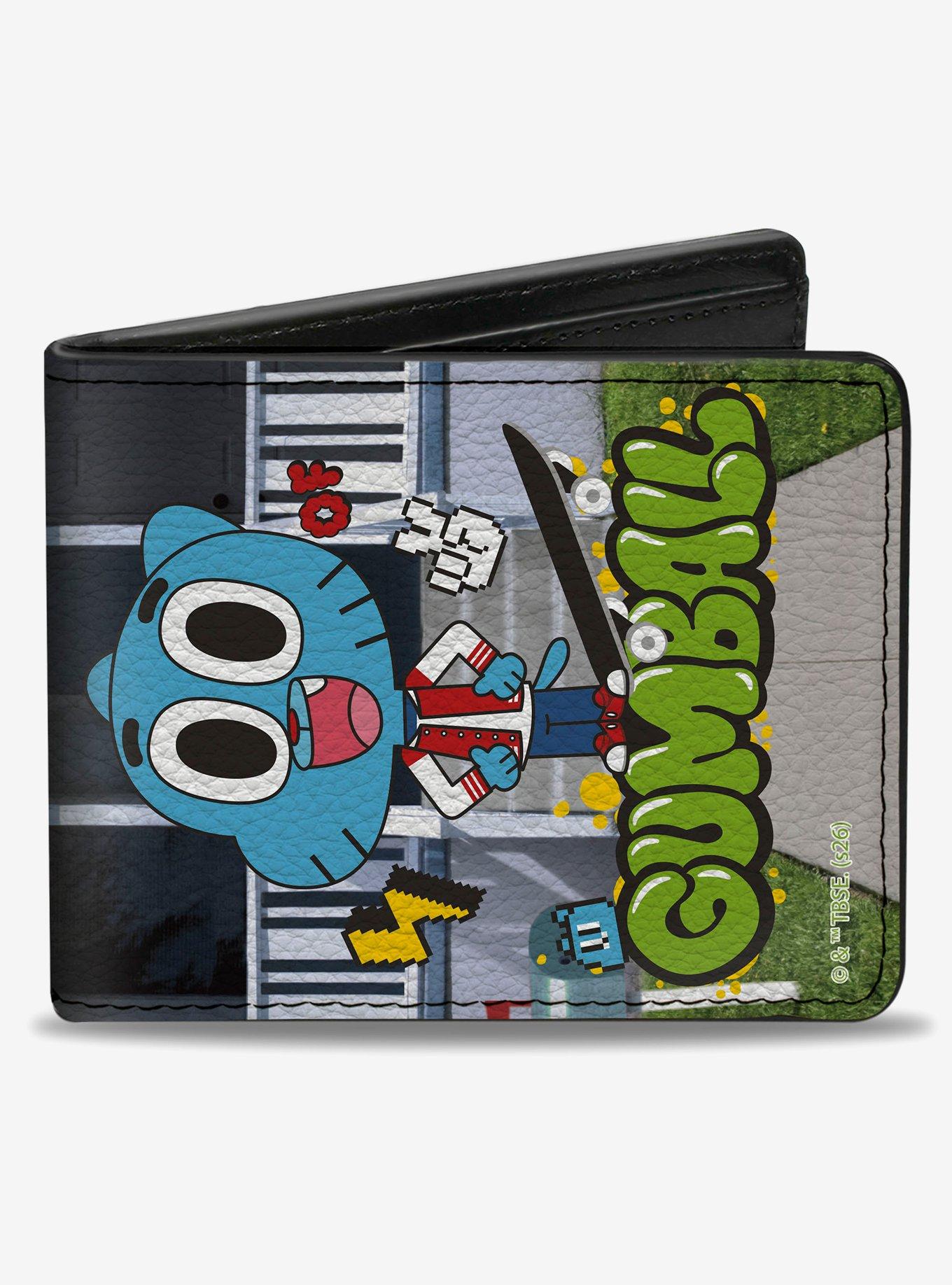The Amazing World of Gumball Text and House Pose Bifold Wallet, , hi-res