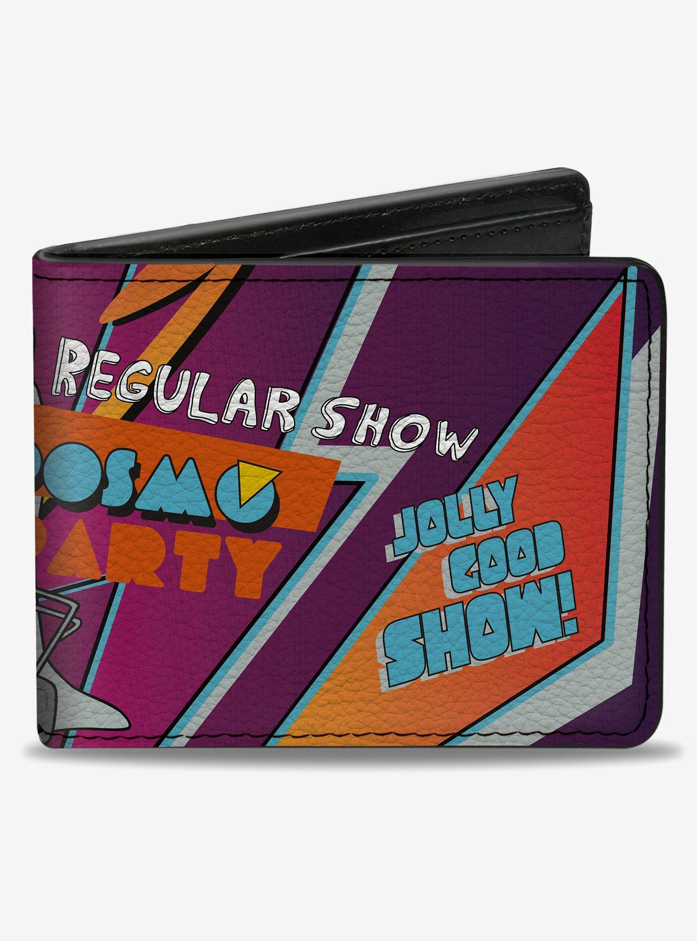 Regular Show Characters Group Posmo Party Pose Multi Bifold Wallet, , hi-res