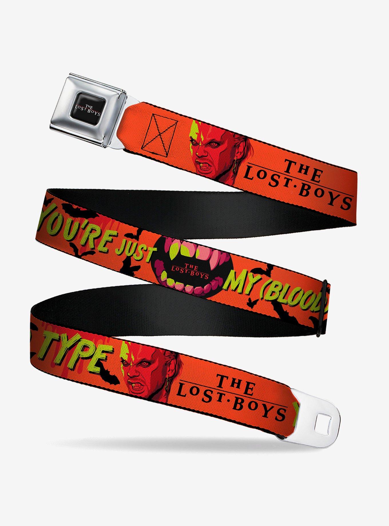 The Lost Boys You're Just My Blood Type David Pose Seatbelt Buckle Belt, , hi-res