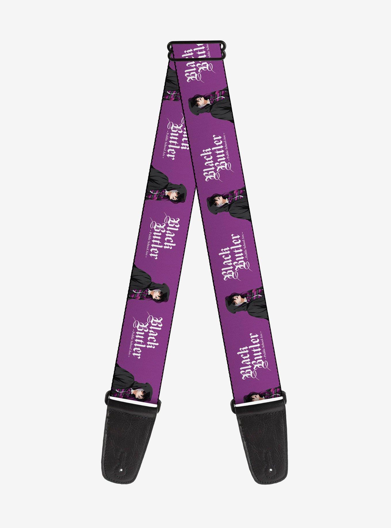 Black Butler Violet Gregory Pose and Title Guitar Strap