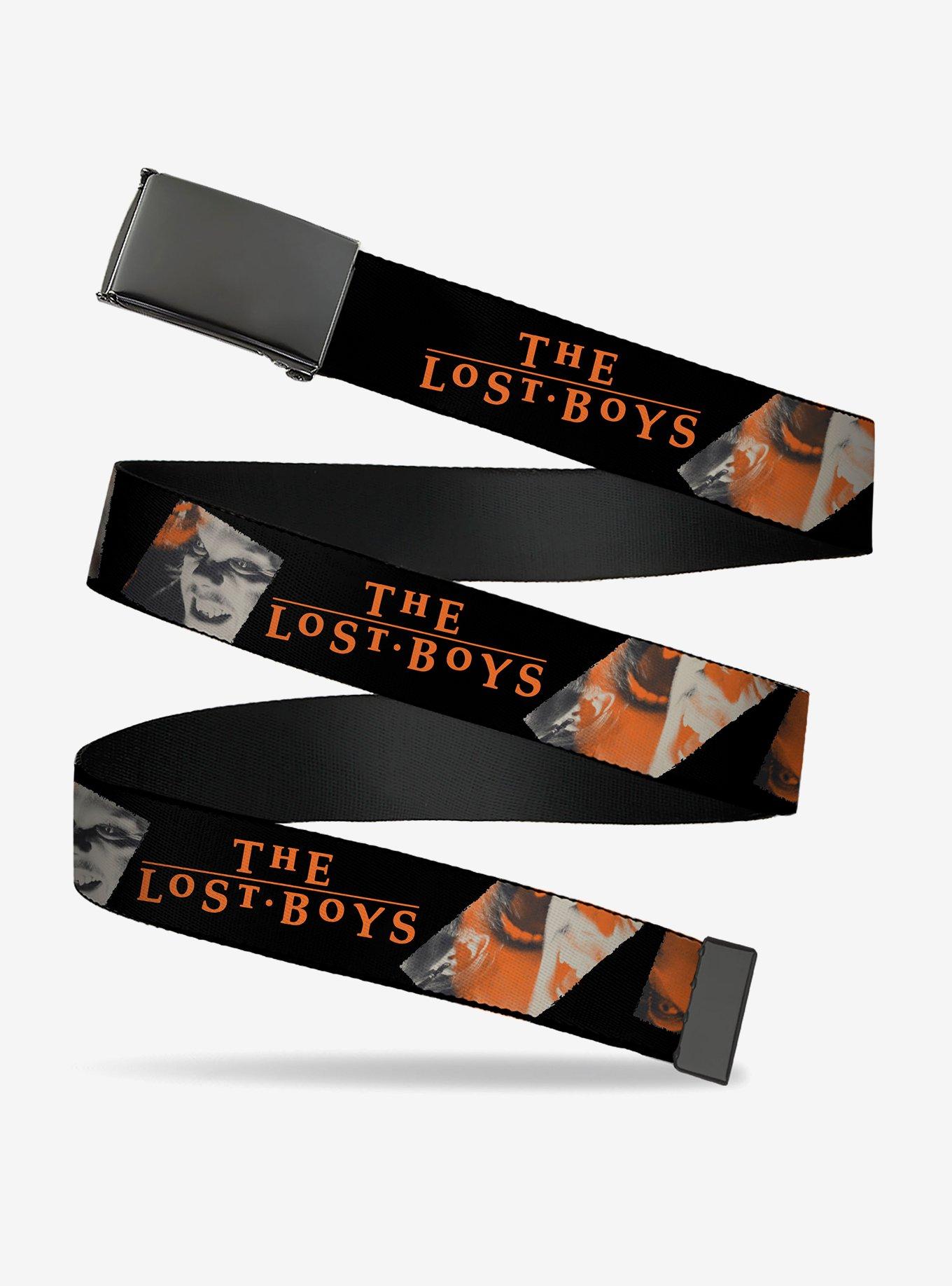 The Lost Boys David Pose Stacked and Title Logo Clamp Buckle Belt, , hi-res