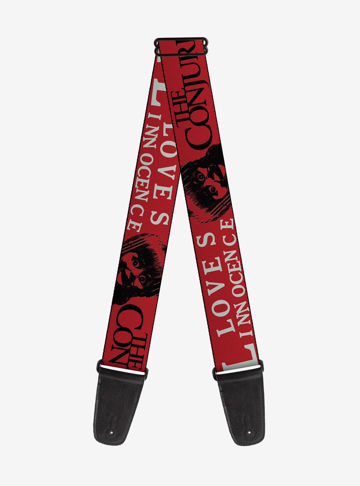 The Conjuring Evil Loves Innocence Annabelle Guitar Strap, , hi-res
