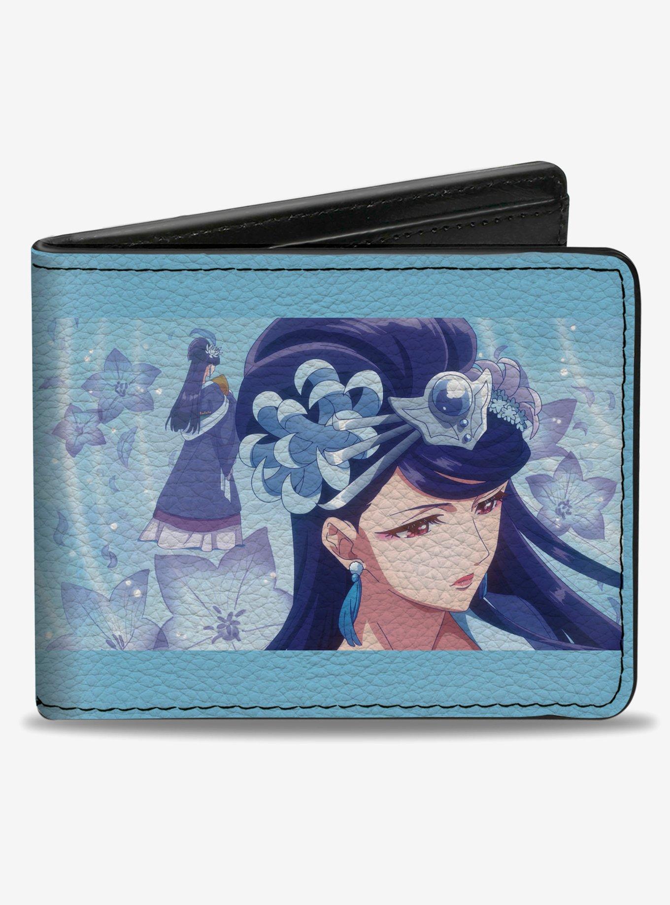 The Apothecary Diaries Lady Lihua Wise Consort Pose Blue Bifold Wallet, , hi-res