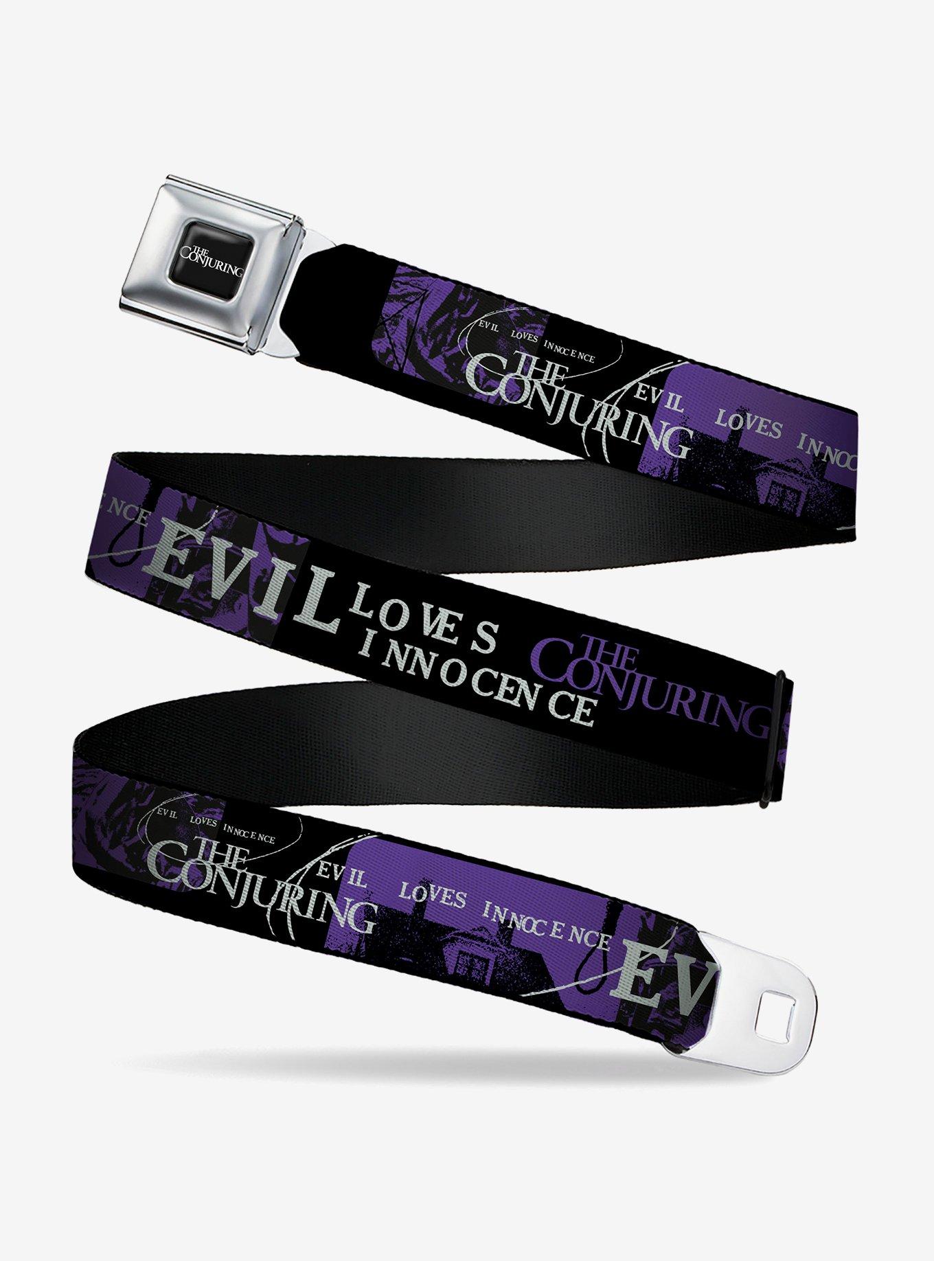 The Conjuring Evil Loves Innocence Seatbelt Buckle Belt, , hi-res