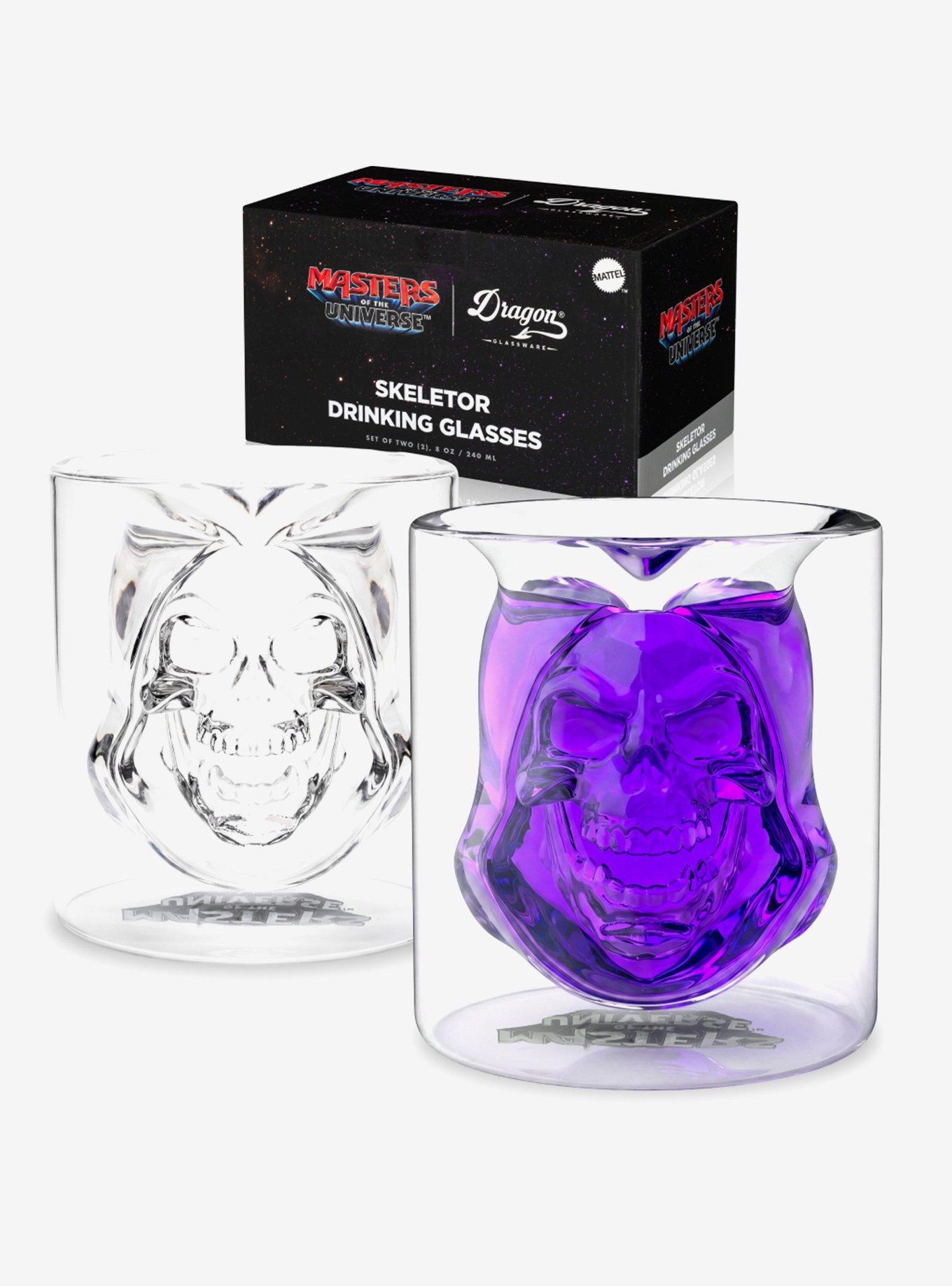 Masters of The Universe Skeletor Drinking Glasses, , hi-res