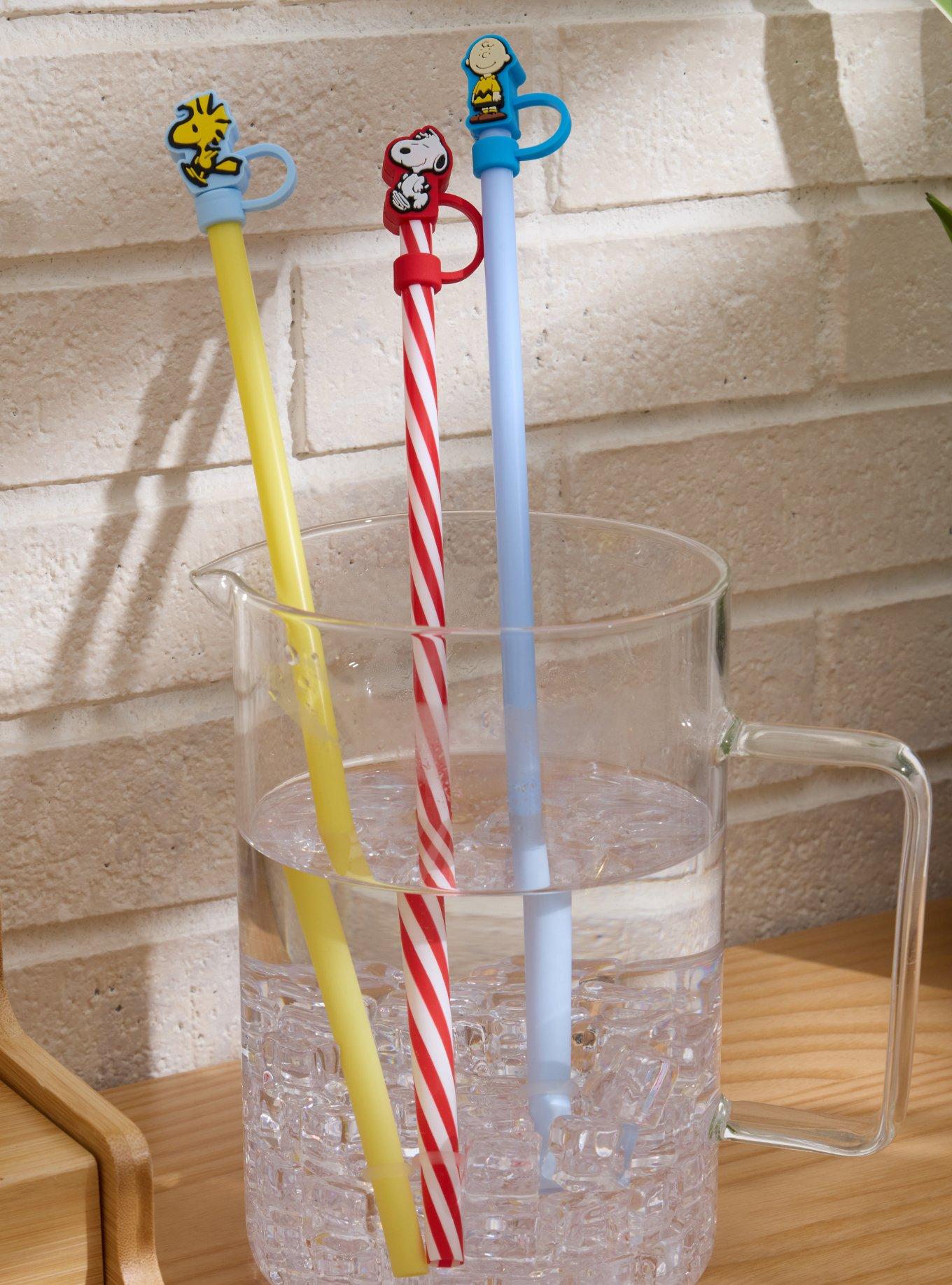 Peanuts Characters Straw & Topper Set