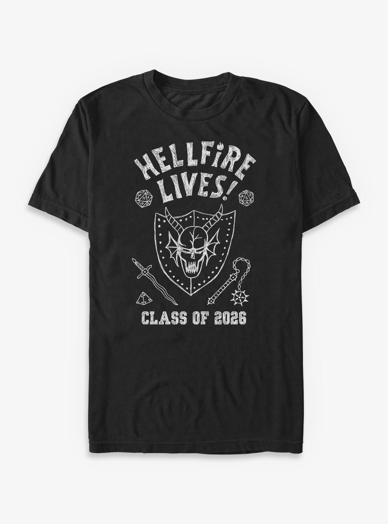 Stranger Things Hellfire Marker Class Of 2026 T-Shirt, , hi-res