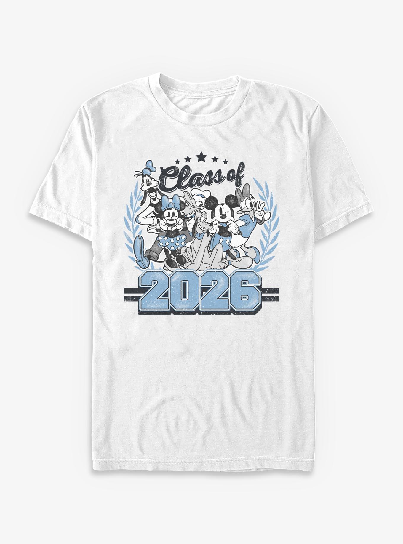 Disney Mickey Mouse Grad Class Of 2026 T-Shirt