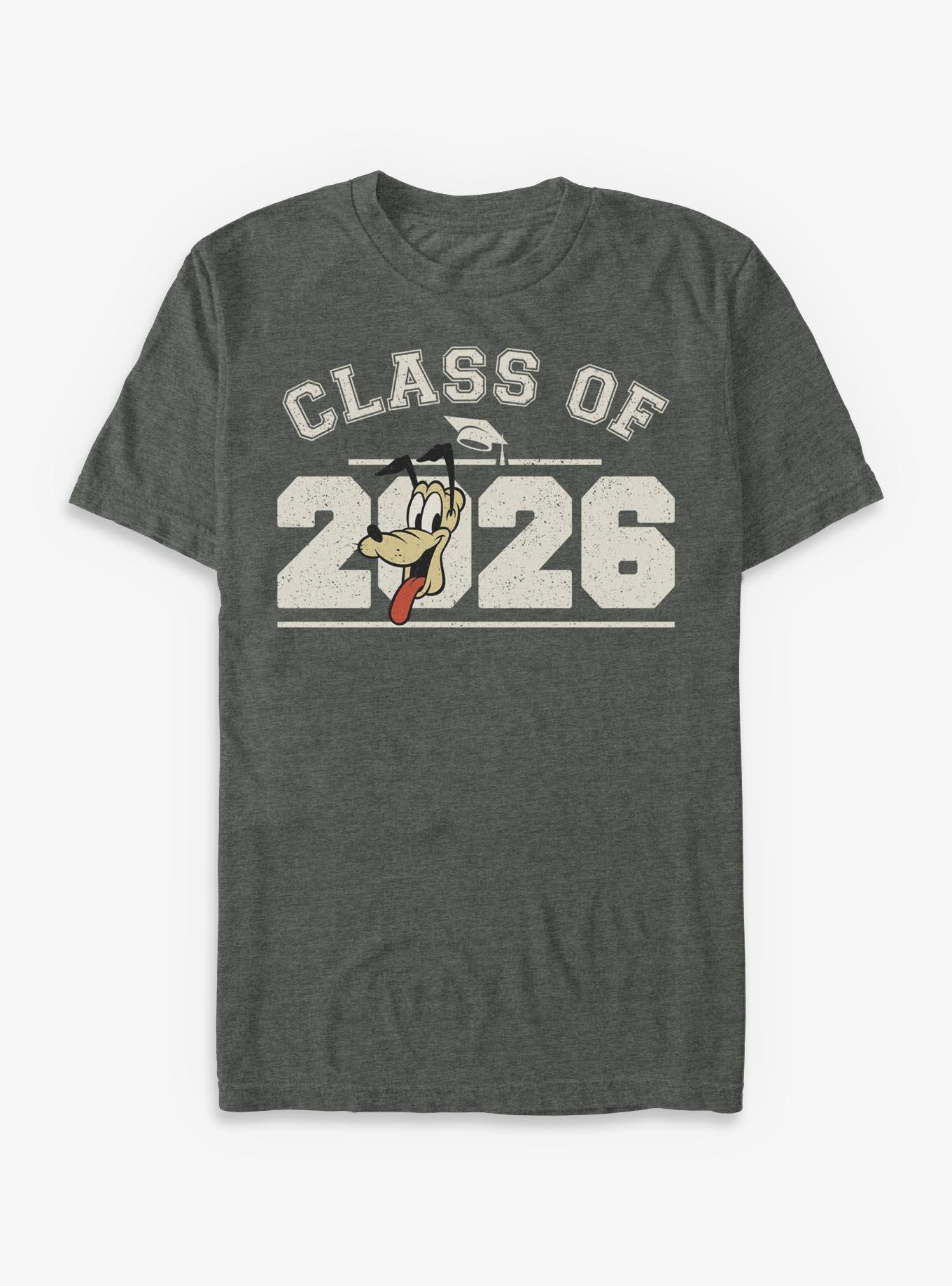Disney Mickey Mouse Grad Pluto Class Of 2026 T-Shirt, , hi-res