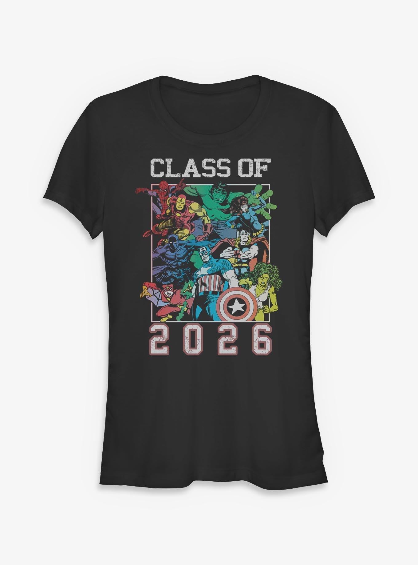Marvel Class Of 2026 Crew Girls T-Shirt, , hi-res