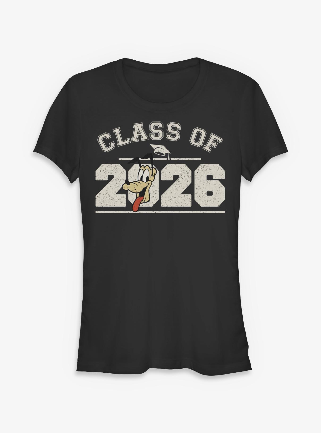 Disney Mickey Mouse Grad Pluto Class Of 2026 Girls T-Shirt, , hi-res