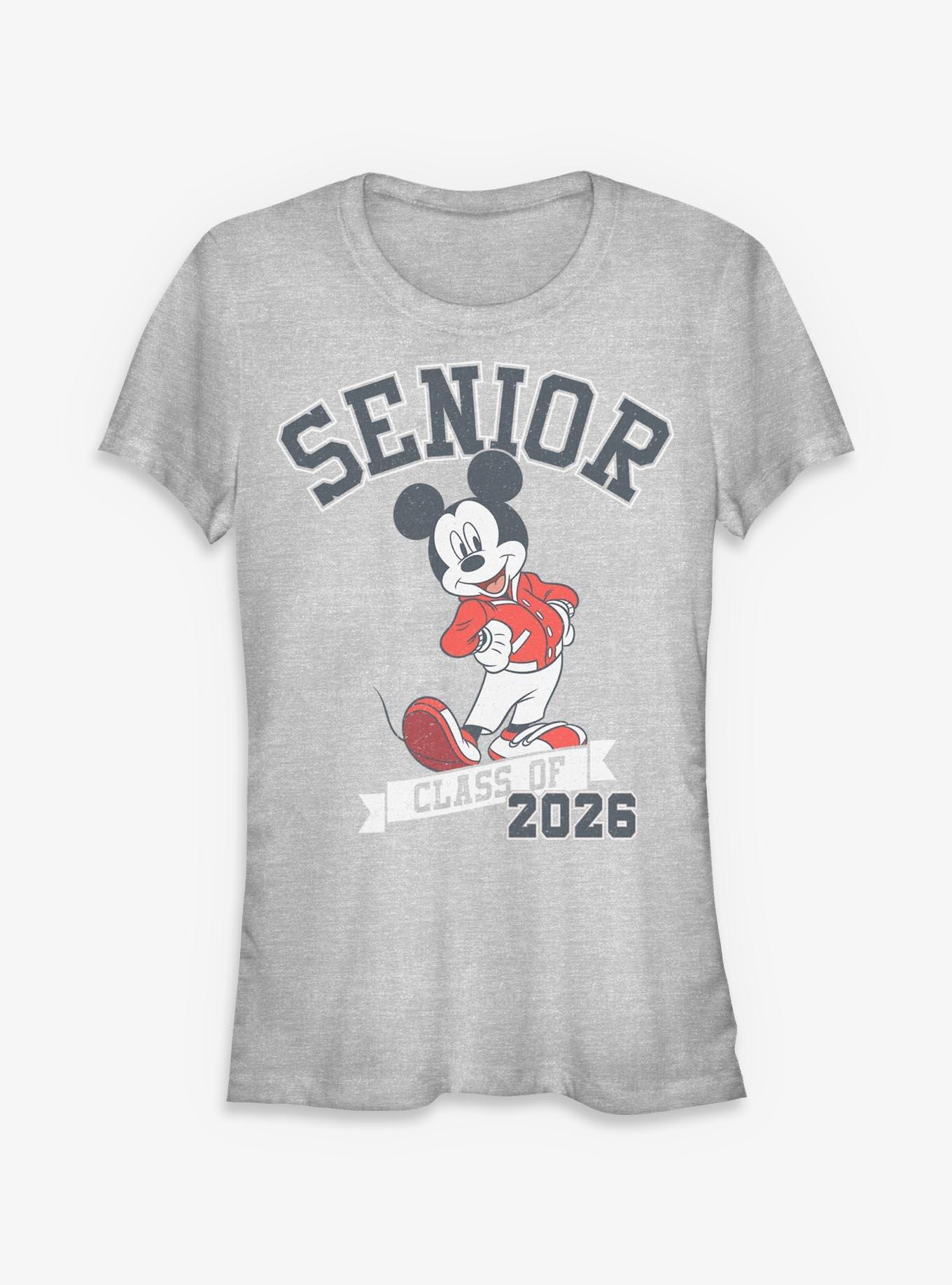 Disney Mickey Mouse Senior Class Of 2026 Girls T-Shirt, , hi-res
