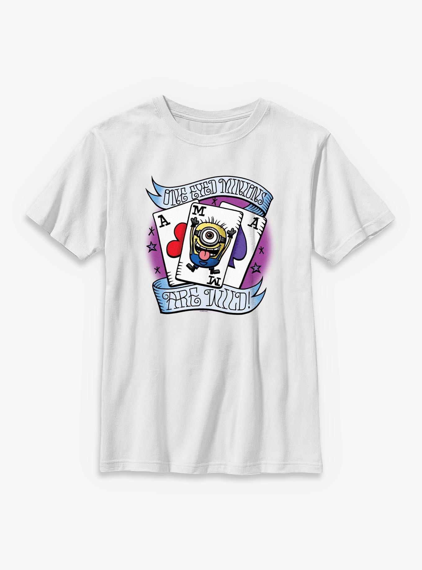 Minions One Eyed Minions Are Wild Tattoo Style Youth T-Shirt, , hi-res