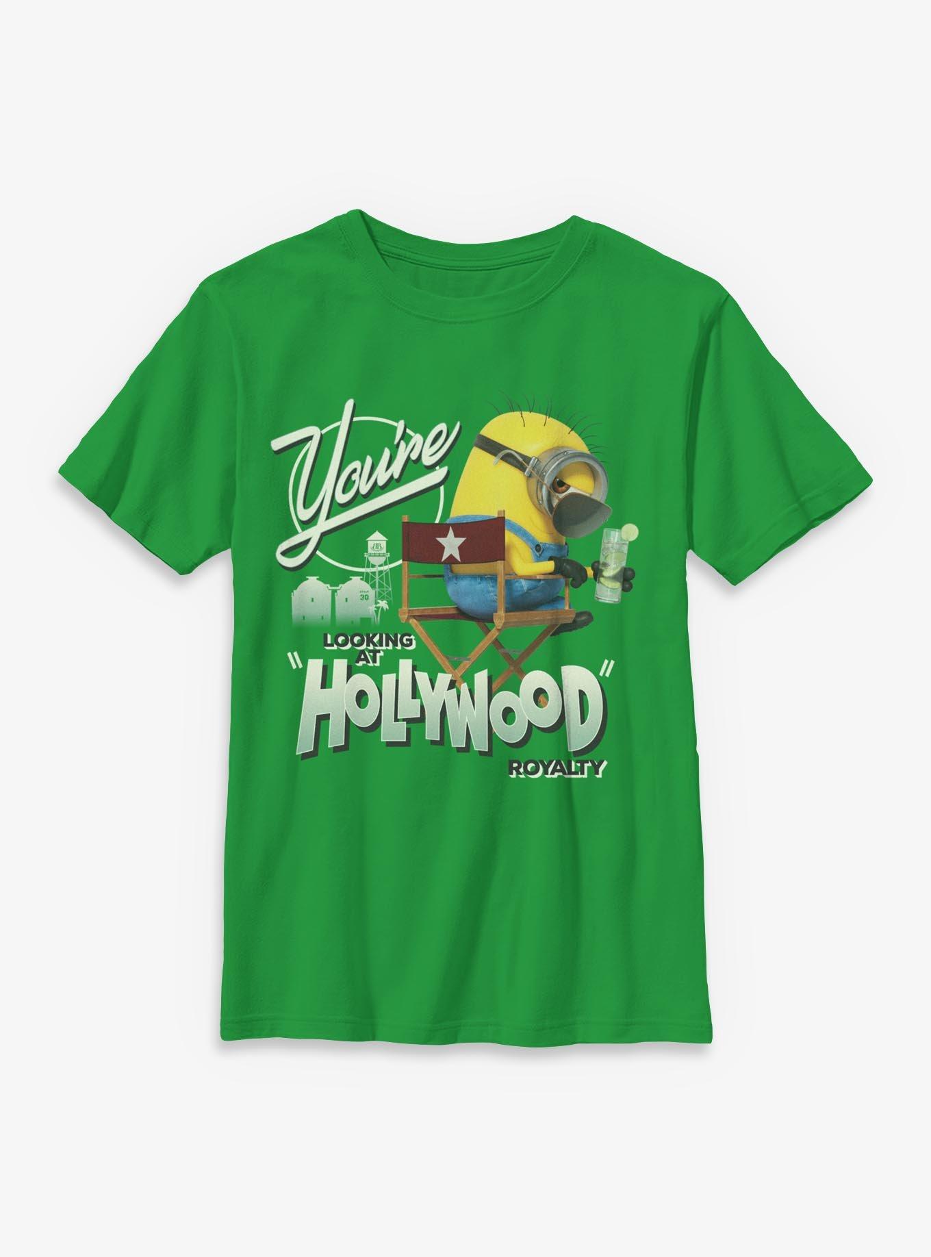 Minions You're Looking At Hollywood Royalty Youth T-Shirt, , hi-res