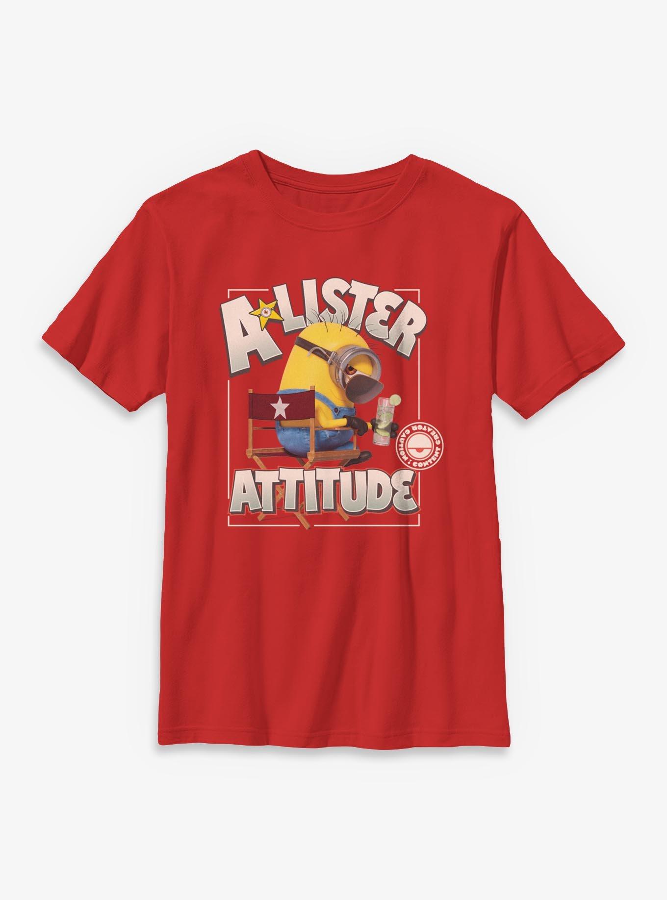Minions A Lister Attitude Youth T-Shirt, , hi-res