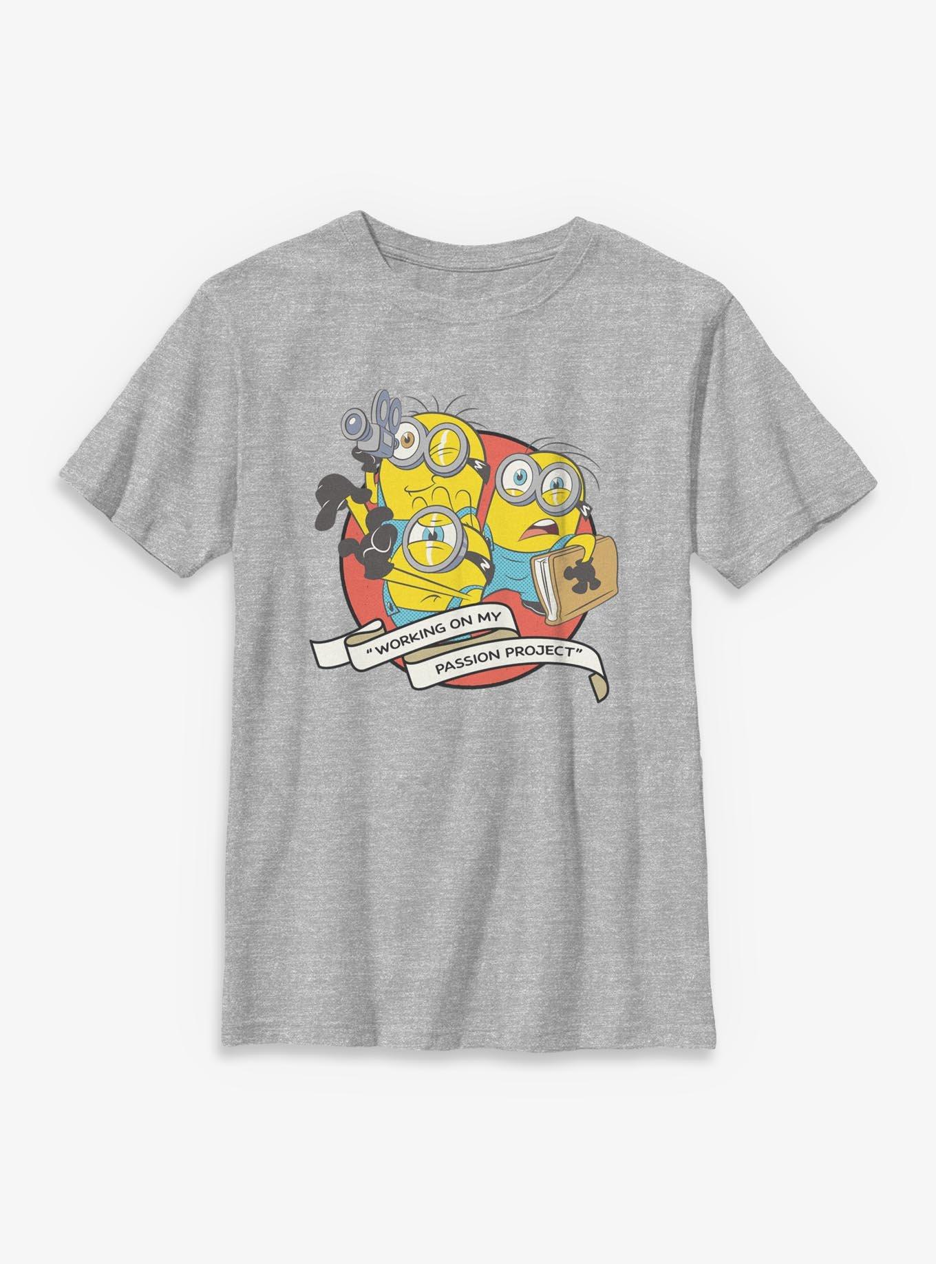 Minions Working On My Passion Project Youth T-Shirt, , hi-res