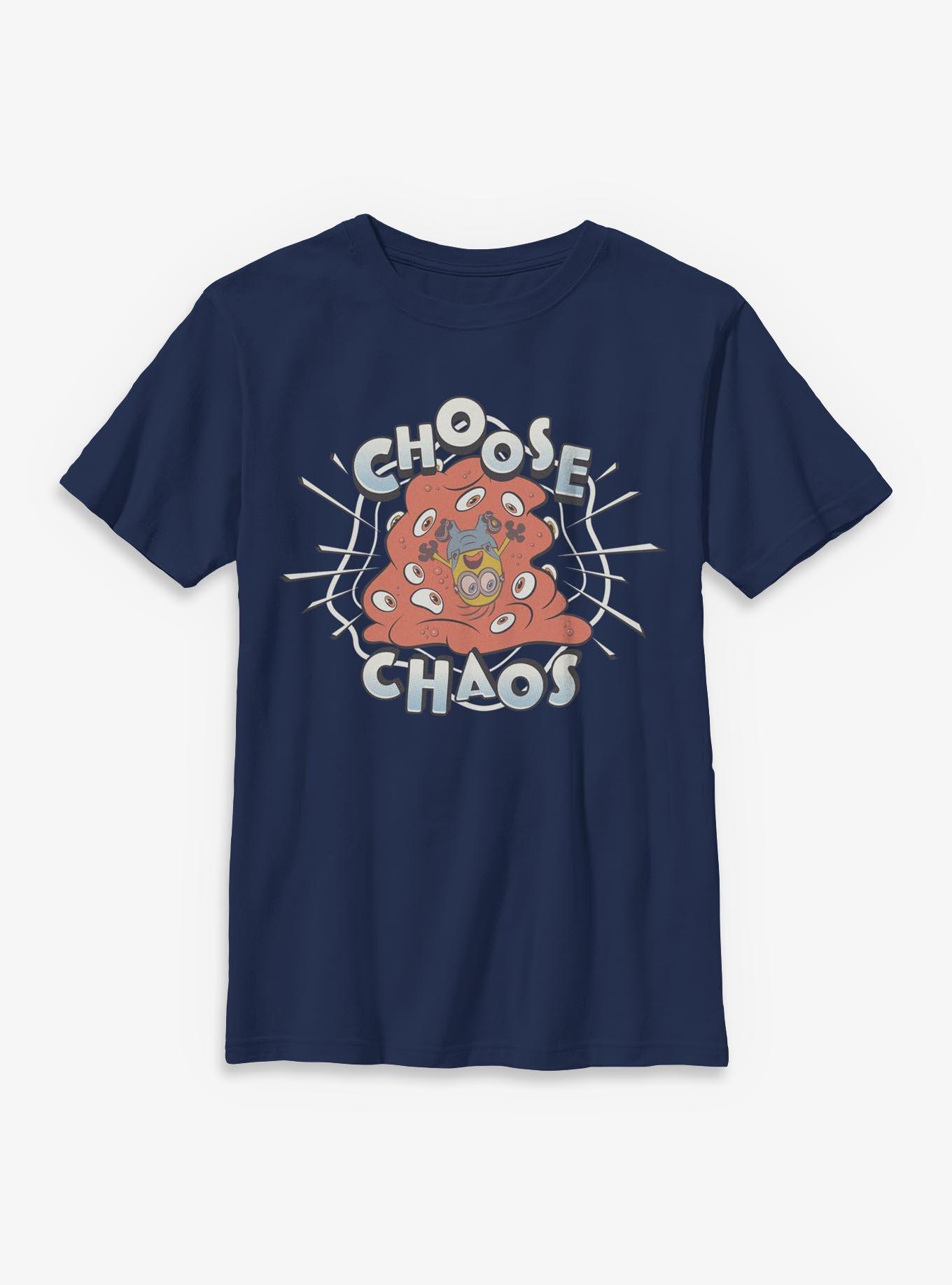 Minions Choose Chaos Youth T-Shirt, , hi-res