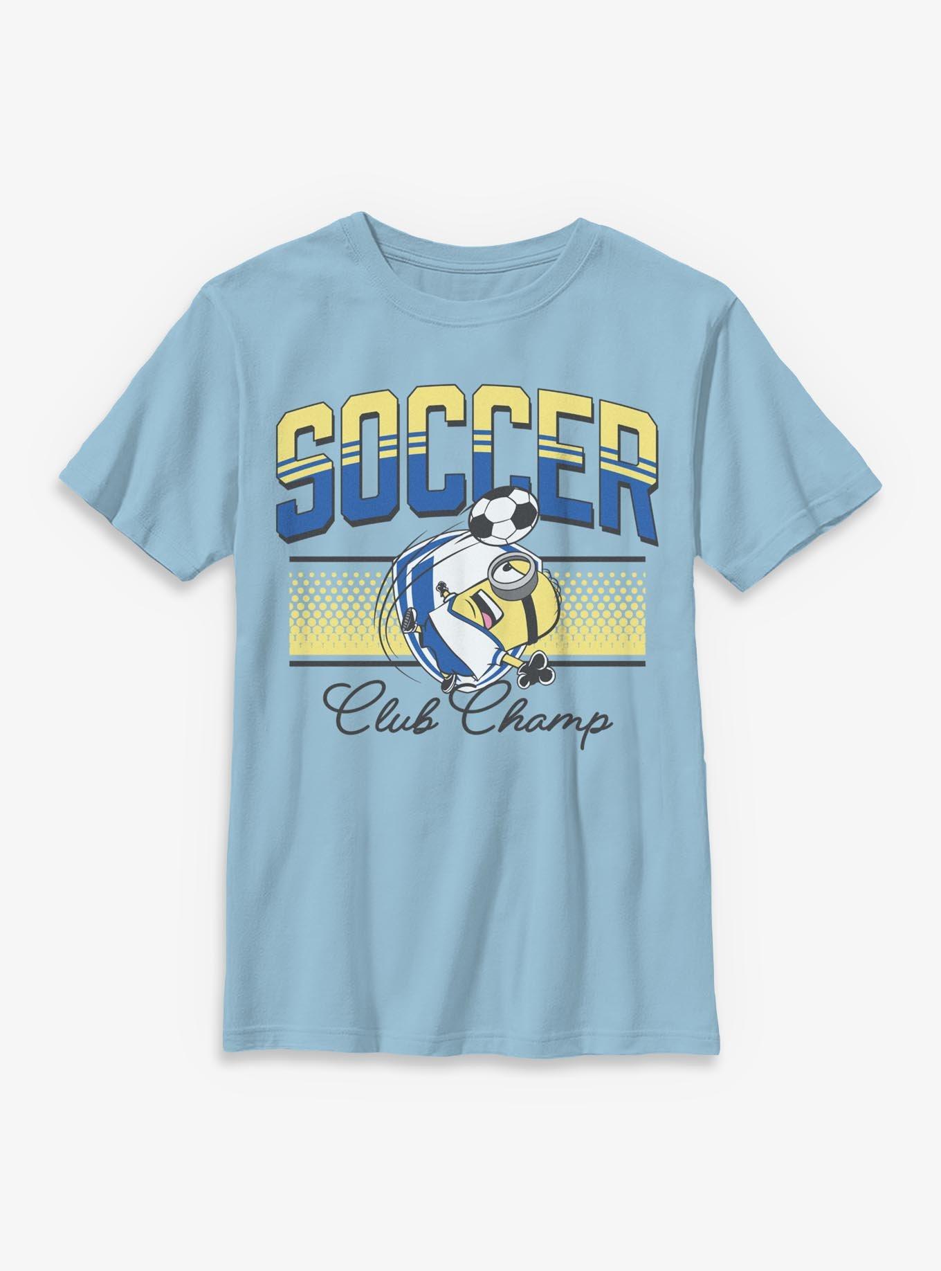 Minions Soccer Club Champ Youth T-Shirt, , hi-res