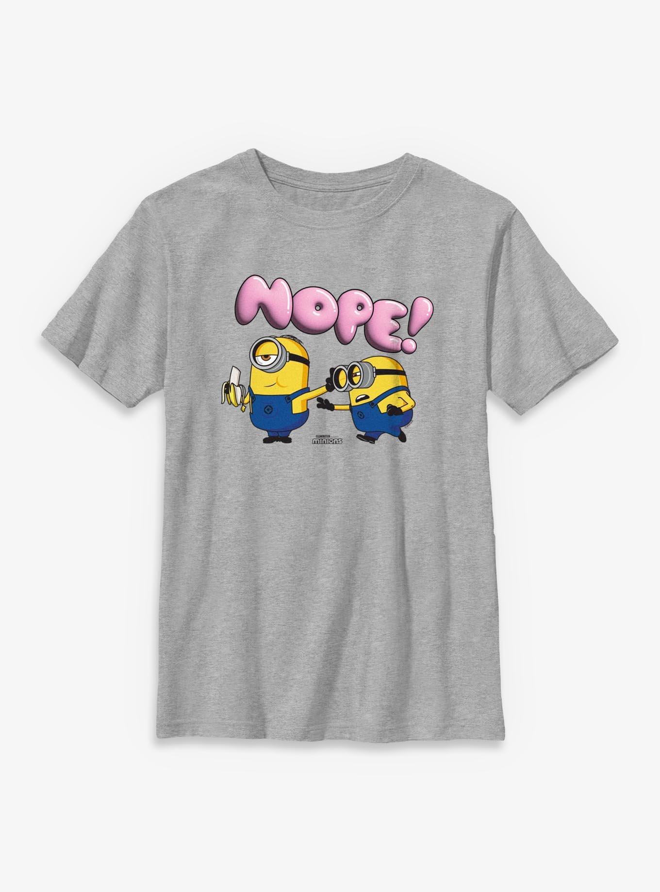 Minions Nope Push Youth T-Shirt, , hi-res