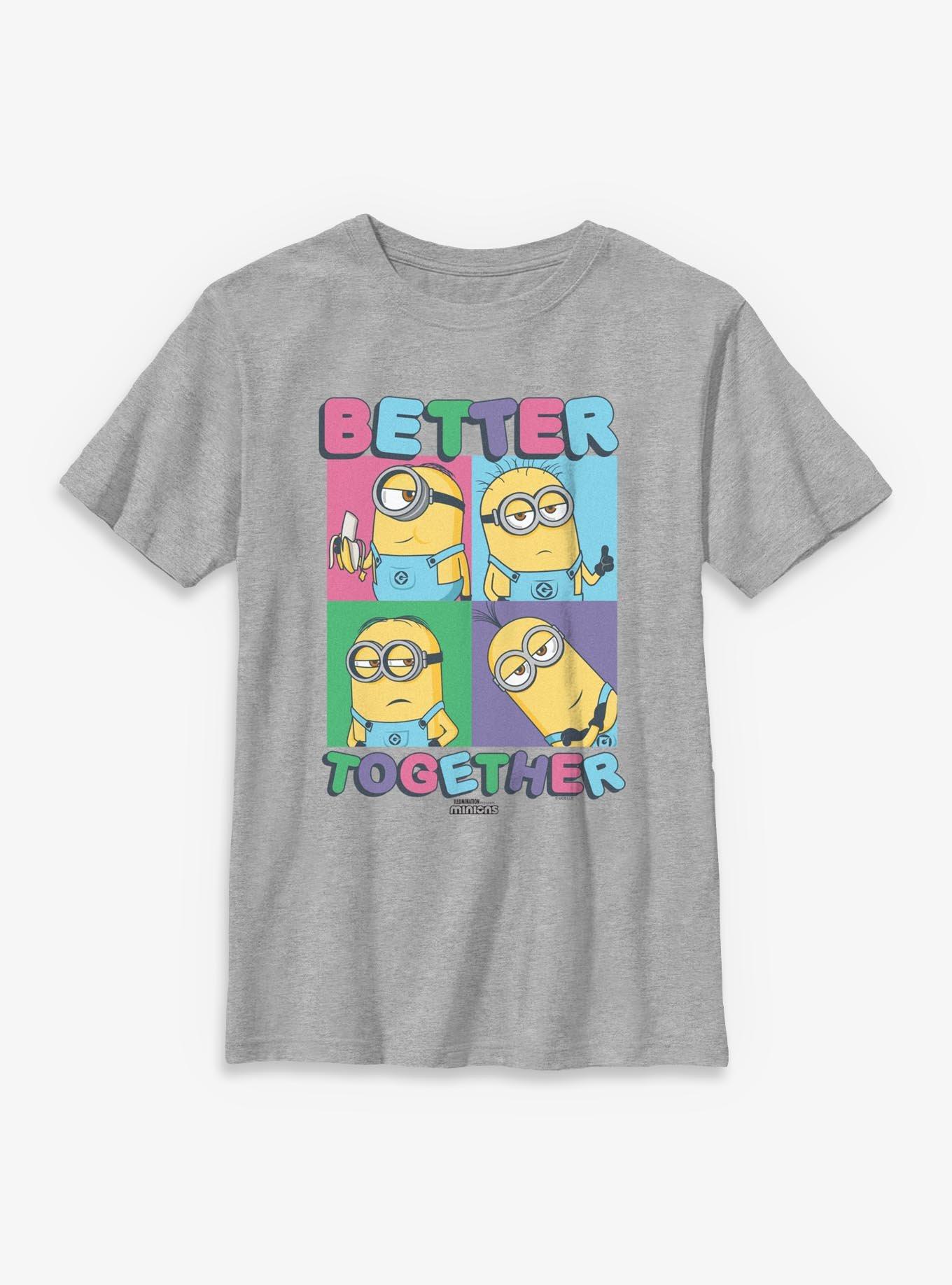 Minions Panels Better Together Youth T-Shirt, , hi-res