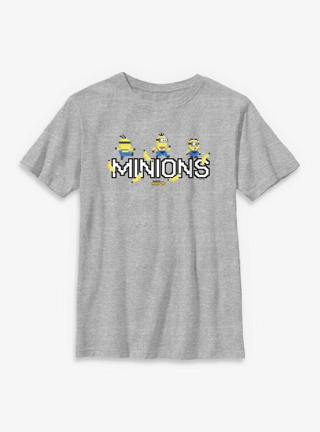 Minions 8Bit Bananas Craze Youth T-Shirt, , hi-res
