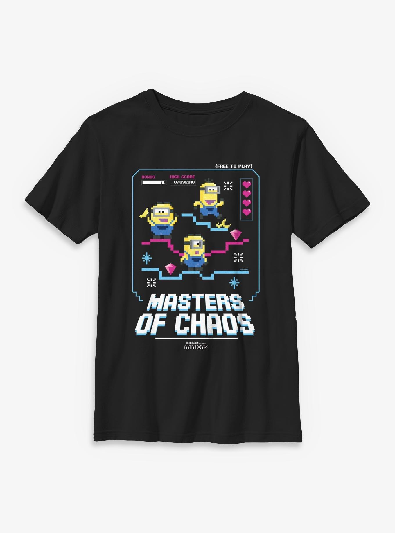 Minions Masters Of Chaos Youth T-Shirt, , hi-res