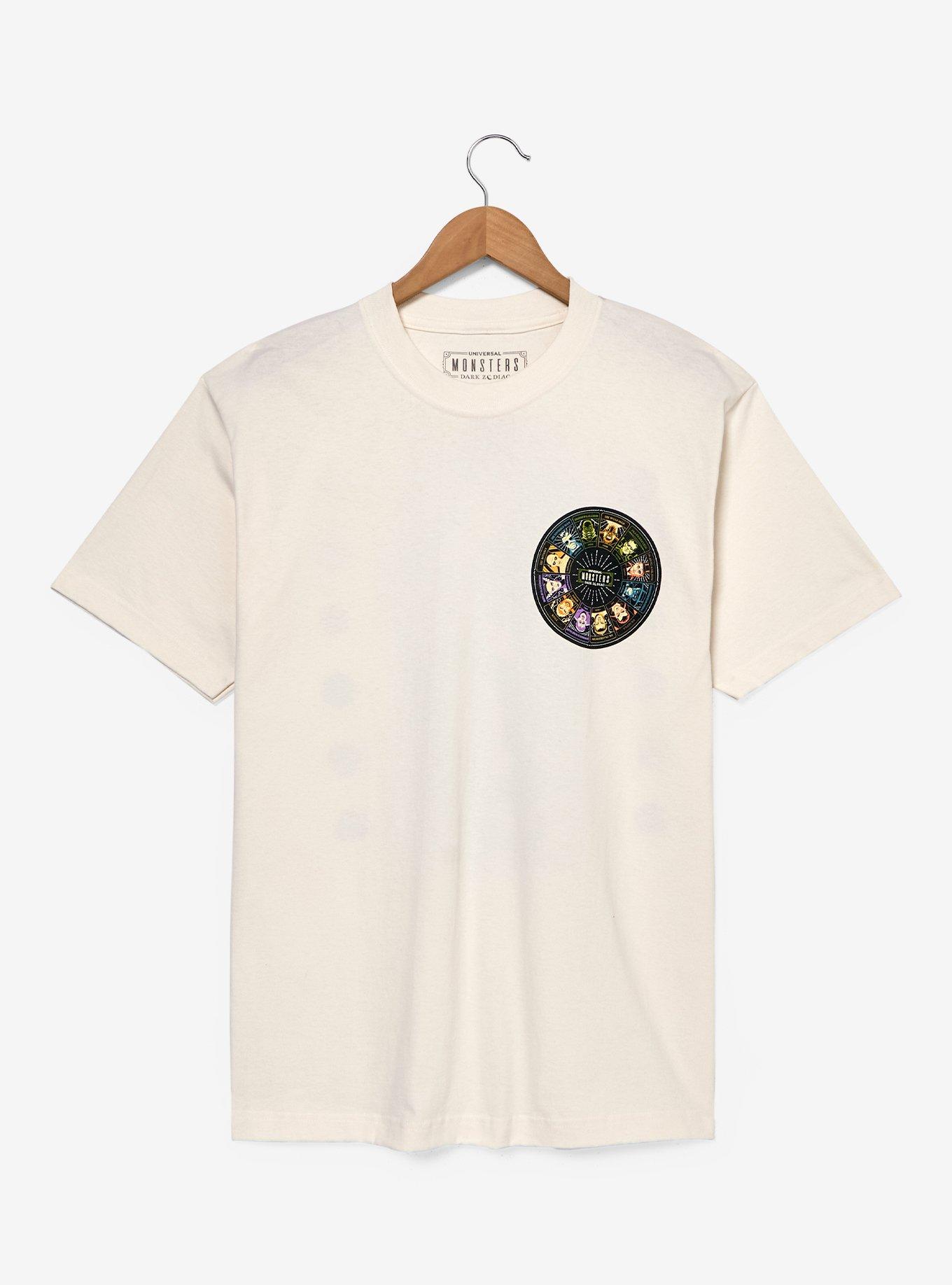 Universal Monsters Dark Zodiac Coffin Icons T-Shirt - BoxLunch Exclusive, , hi-res
