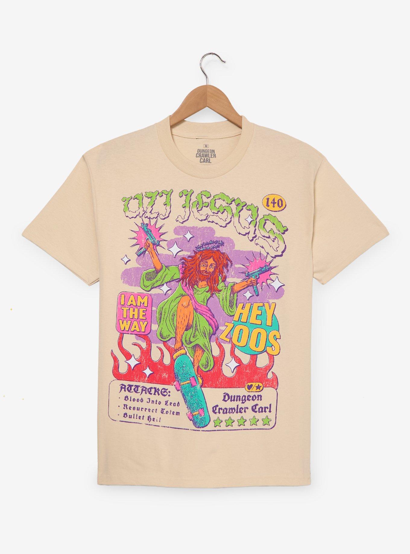 Dungeon Crawler Carl Uzi Jesus T-Shirt - BoxLunch Exclusive