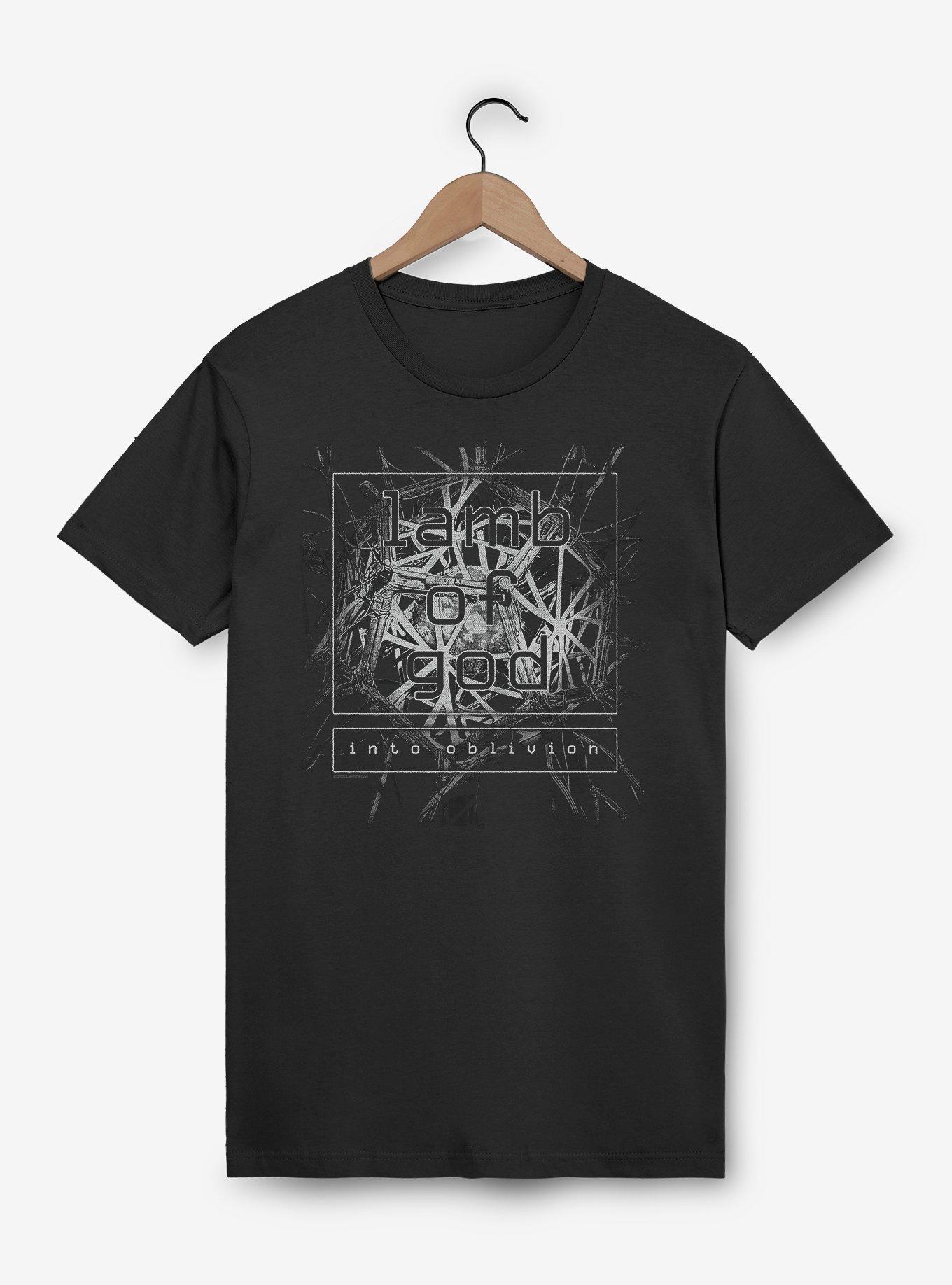 Lamb Of God Into Oblivion Monochrome T-Shirt, , hi-res