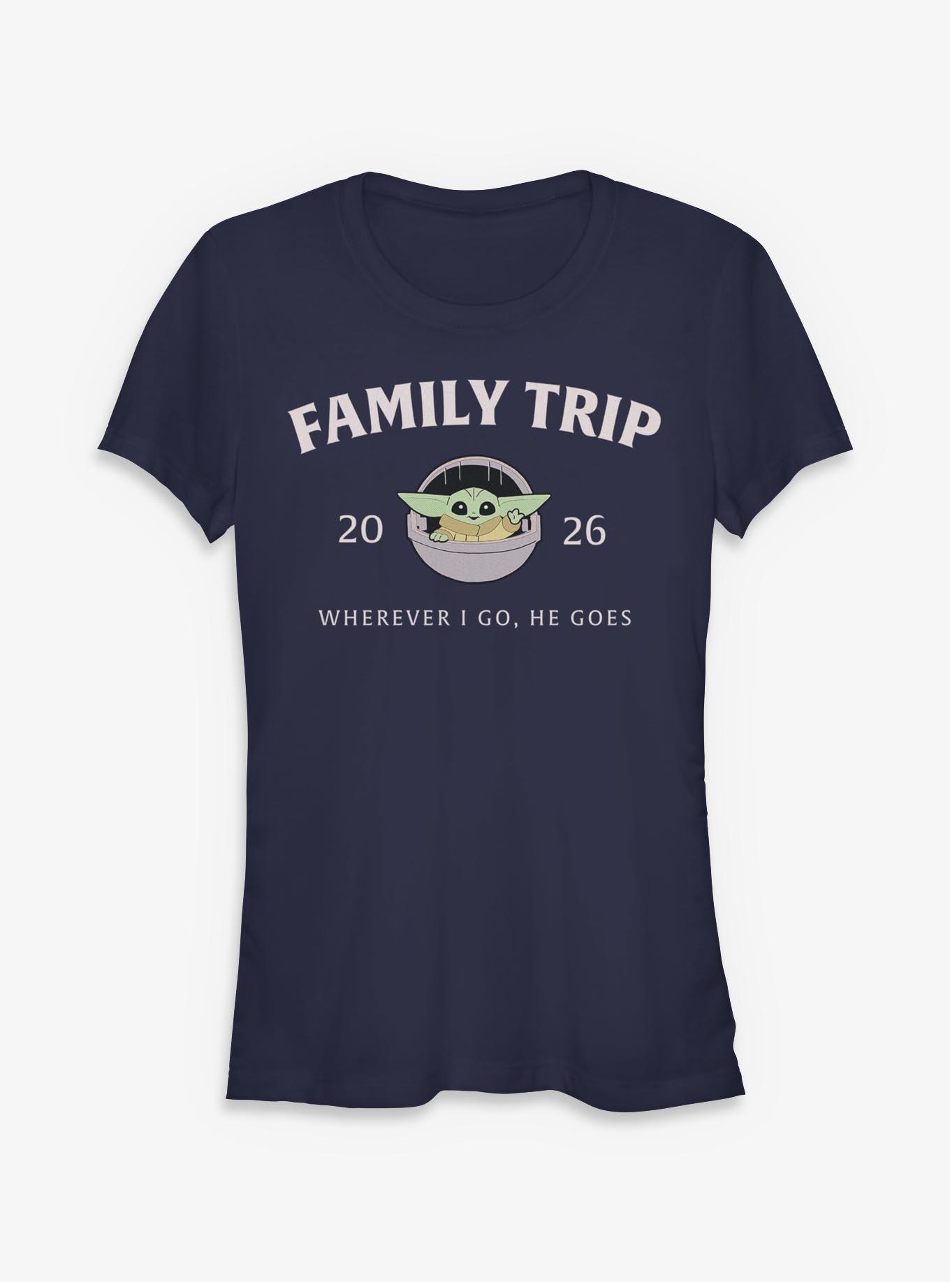 Star Wars The Mandalorian Grogu Family Trip Girls T-Shirt, , hi-res