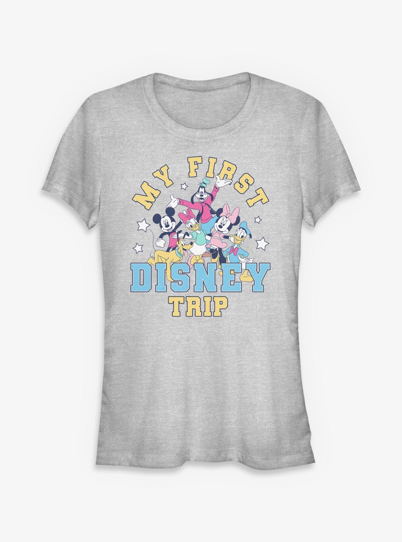 Disney Mickey Mouse First Disney Trip Girls T-Shirt, ATH HTR, hi-res