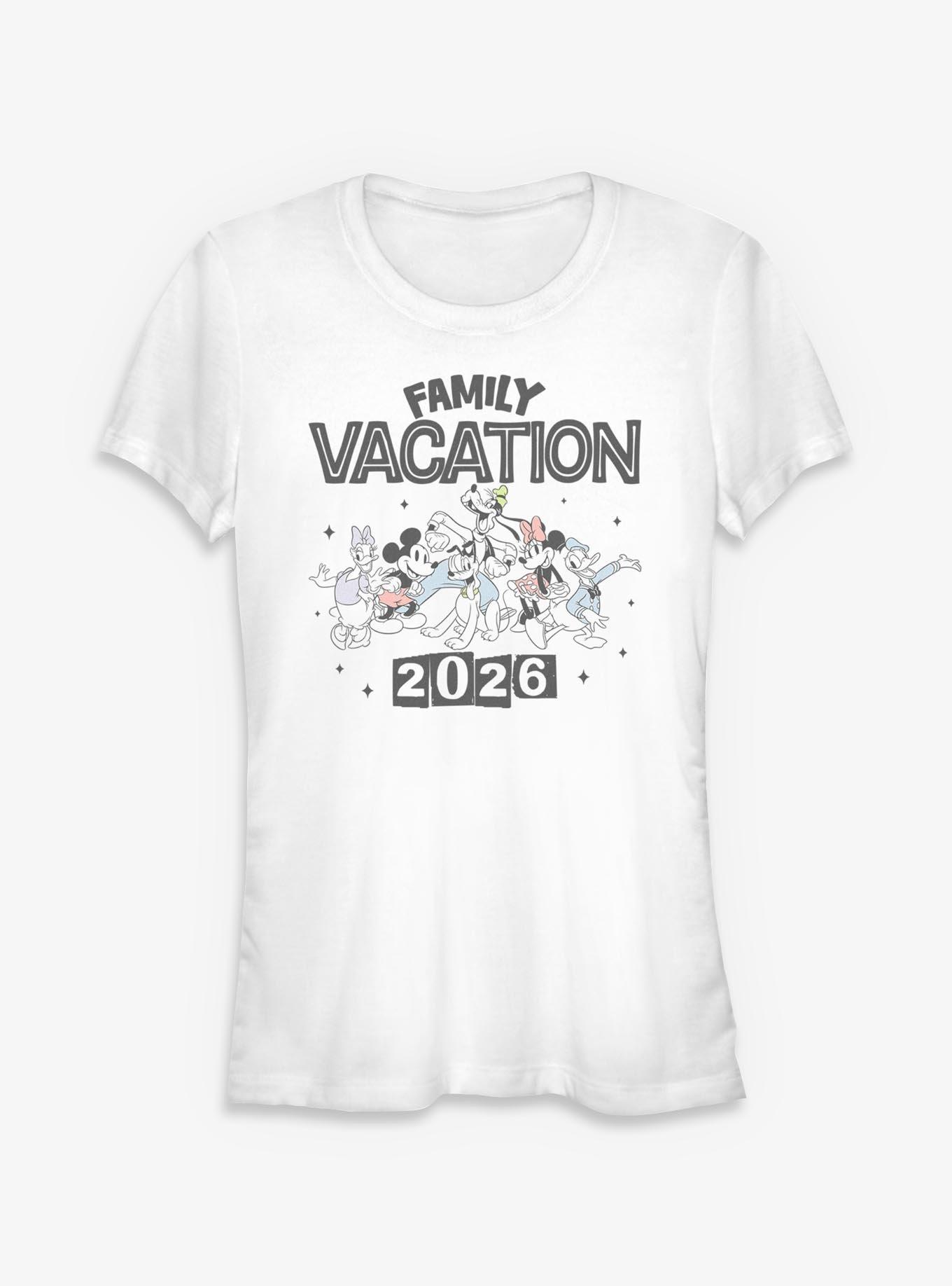 Disney Mickey Mouse And Friends Vacation 2026 Girls T-Shirt, , hi-res