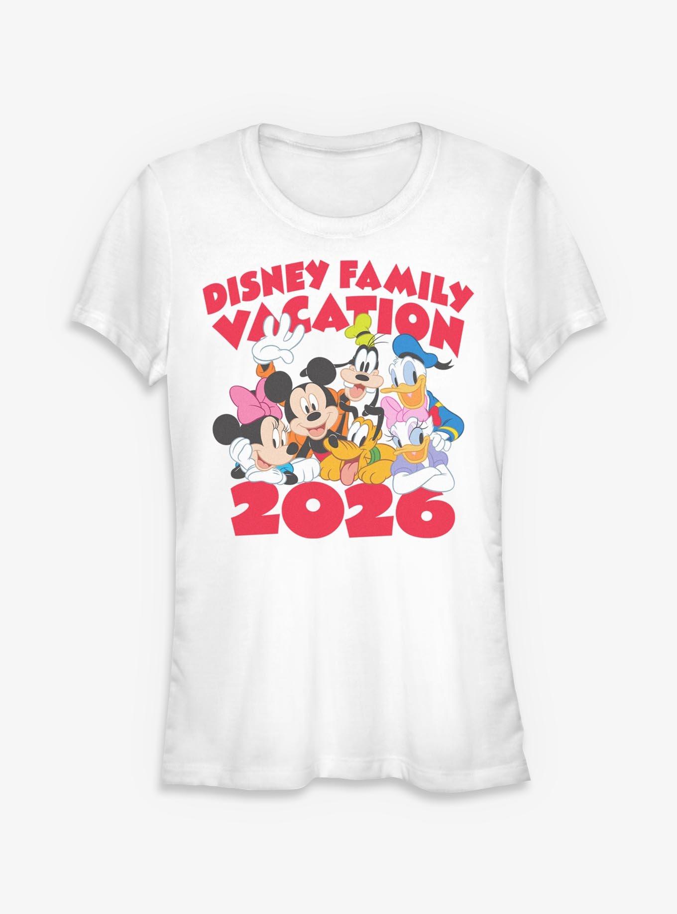 Disney Mickey Mouse Family Vacation 2026 Girls T-Shirt, , hi-res