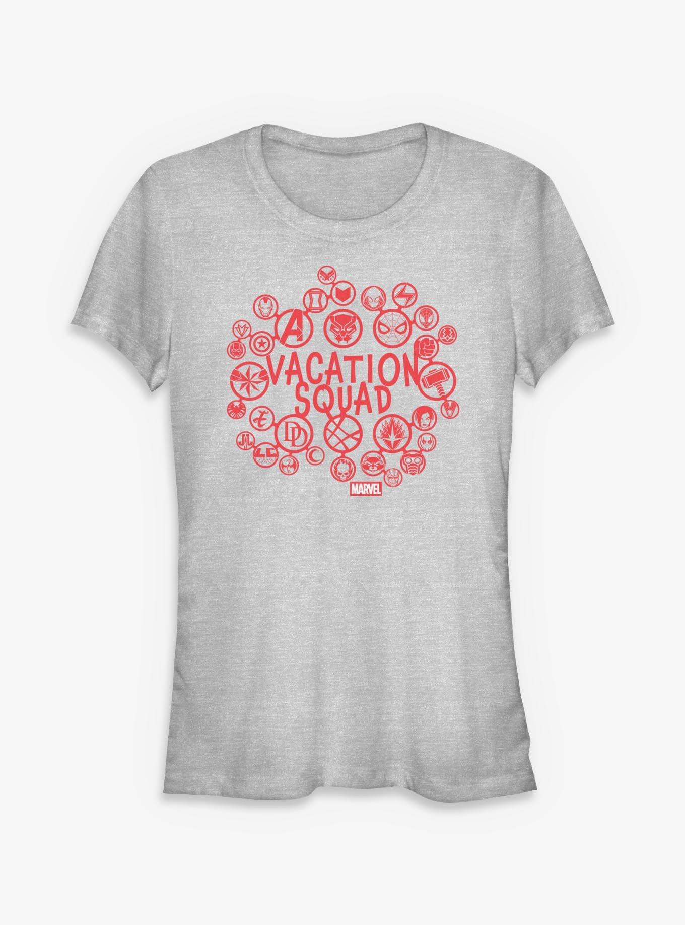 Marvel Avengers Vacation Team Icons Girls T-Shirt, , hi-res
