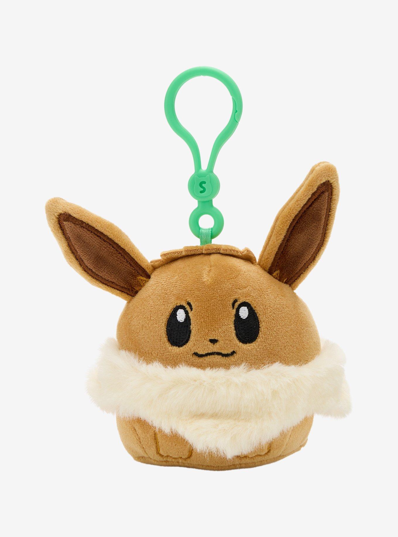 Squishmallows Pok&eacute;mon Eevee Plush Bag Clip, , hi-res view 1