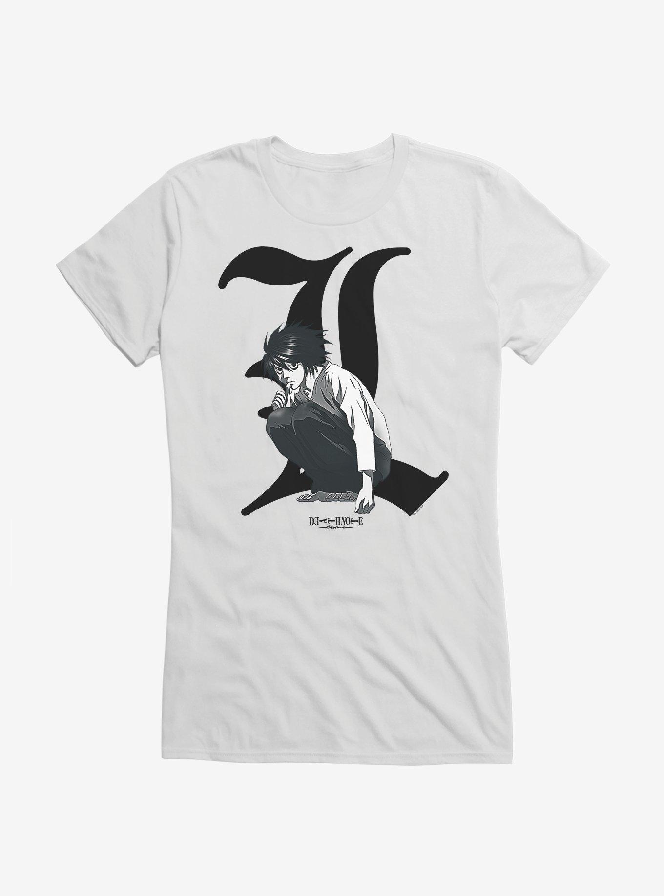 Death Note L Portrait Girls T-Shirt, , hi-res