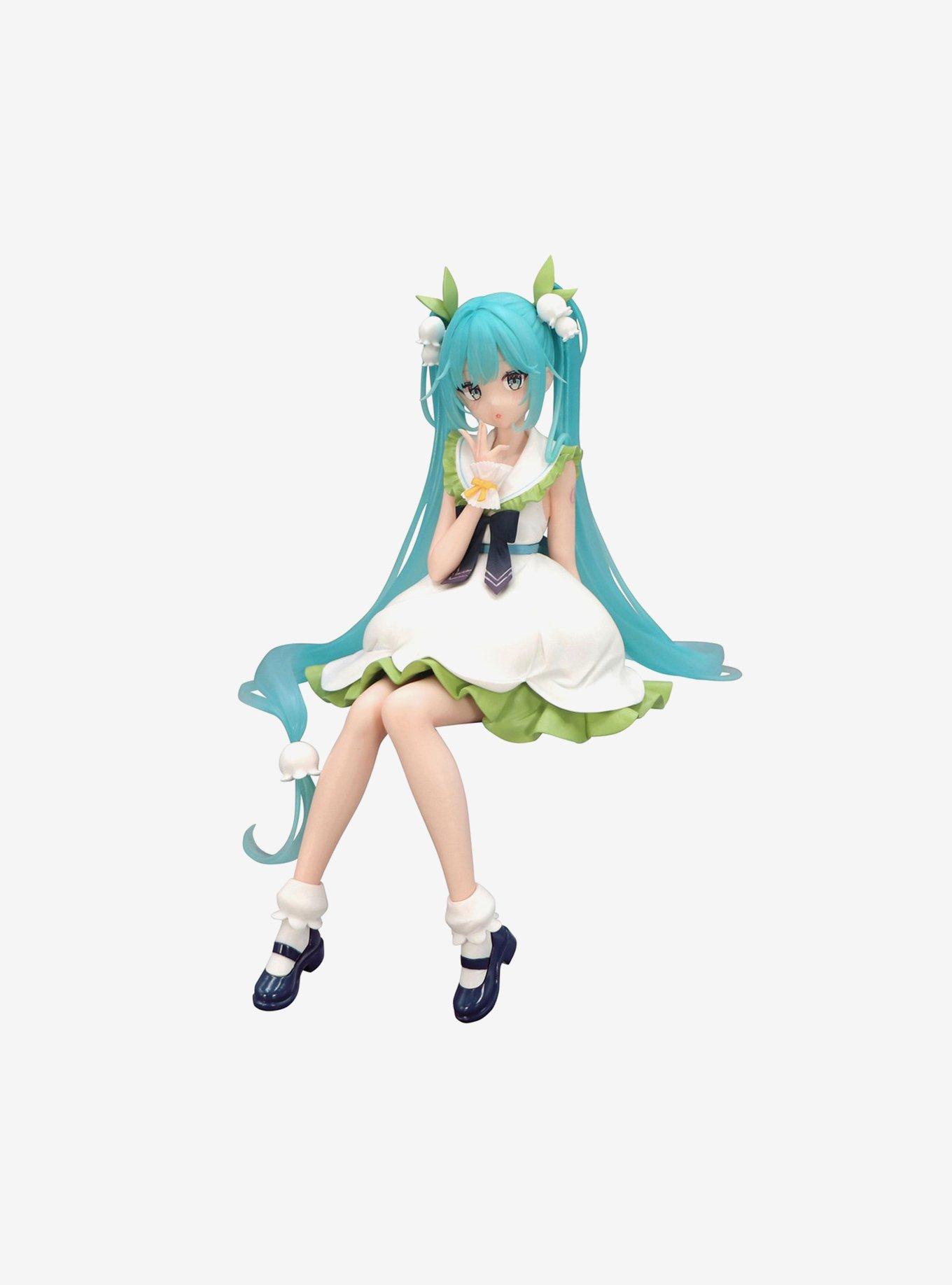 Hatsune Miku Noodle Stopper Figure (Flower Fairy Lily of the Valley Ver.) Figure, , hi-res
