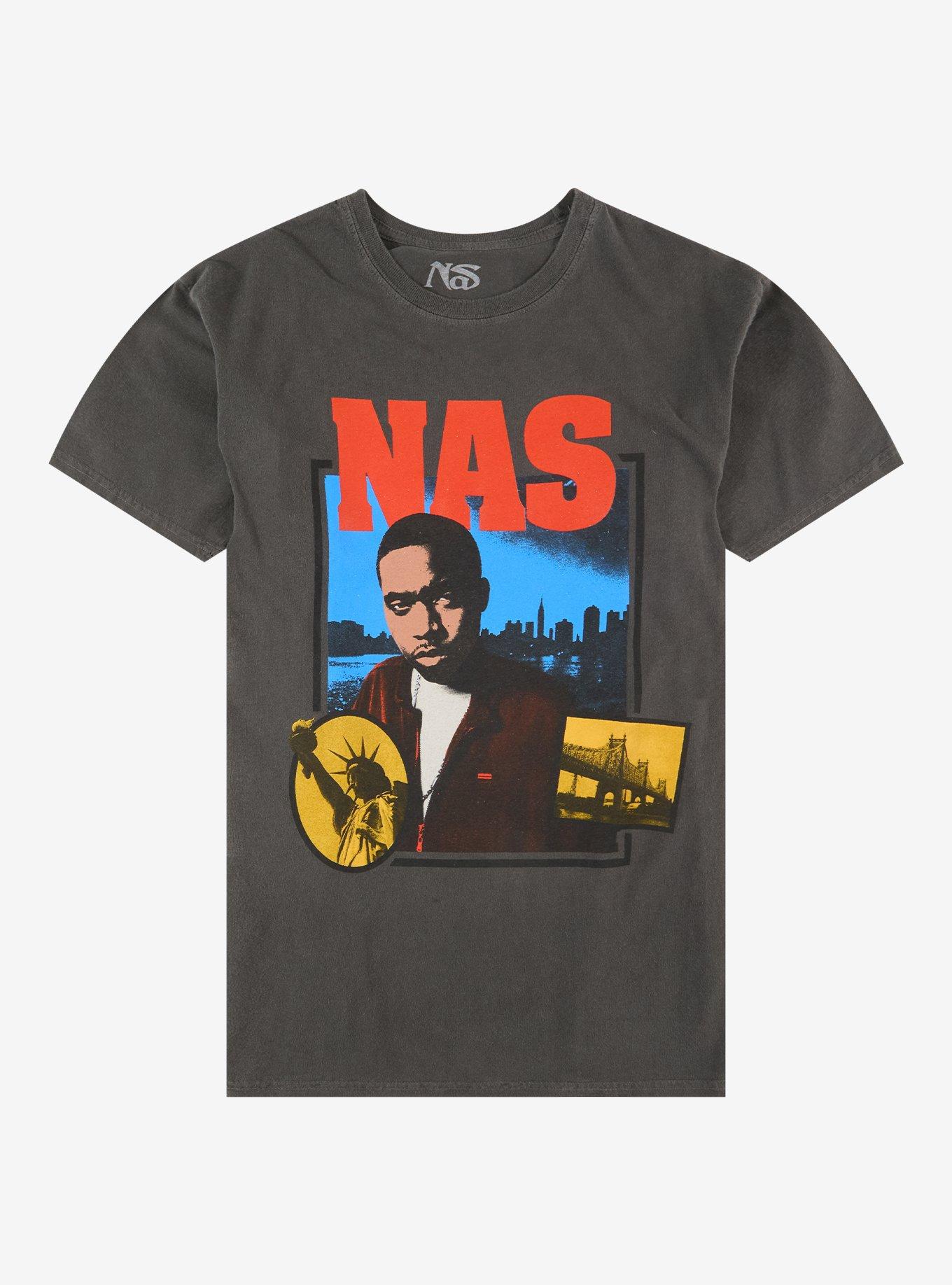 Nas New York Pigment-Dye T-Shirt, , hi-res