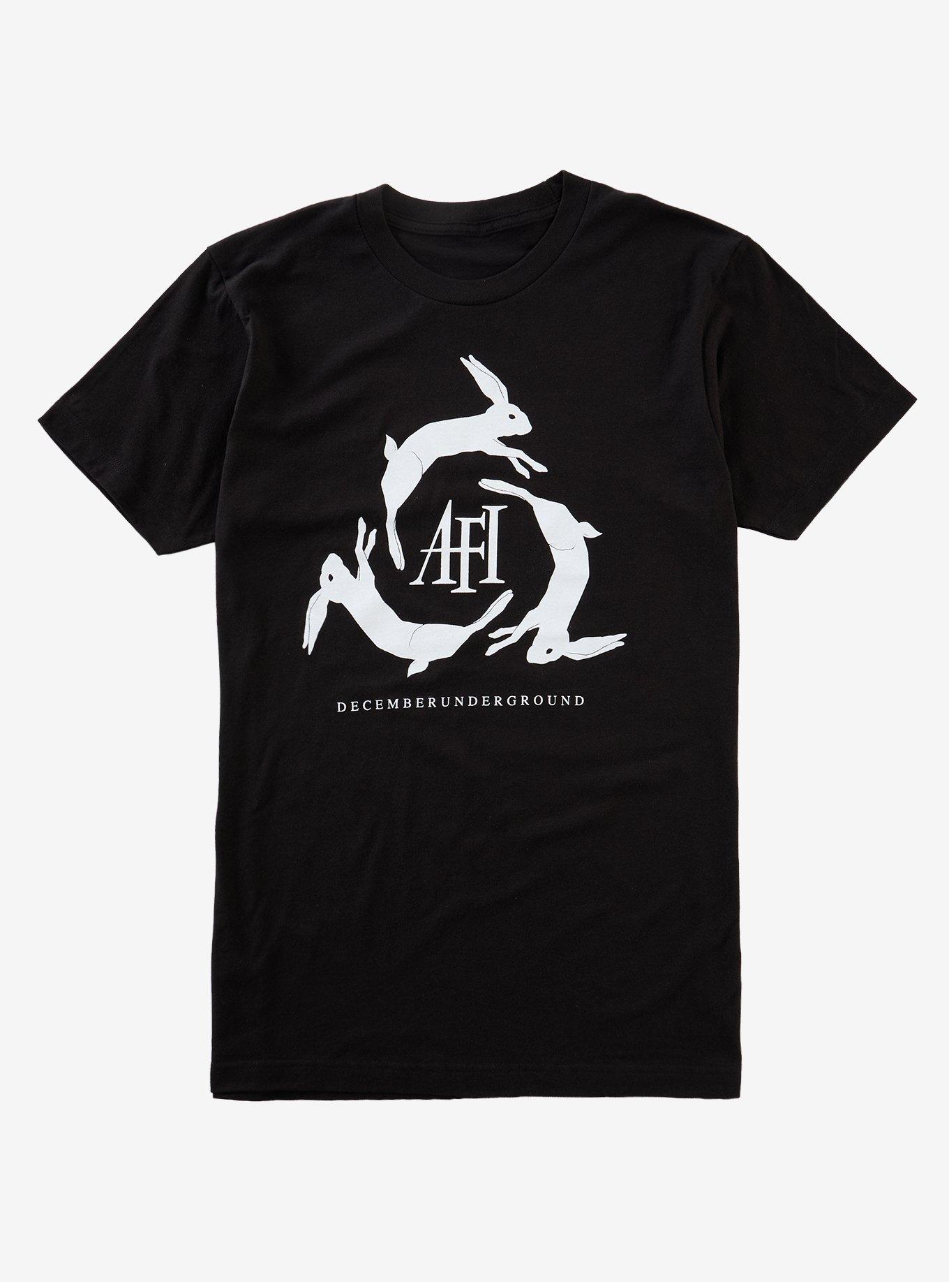 AFI DECEMBERUNDERGROUND Rabbit T-Shirt, , hi-res