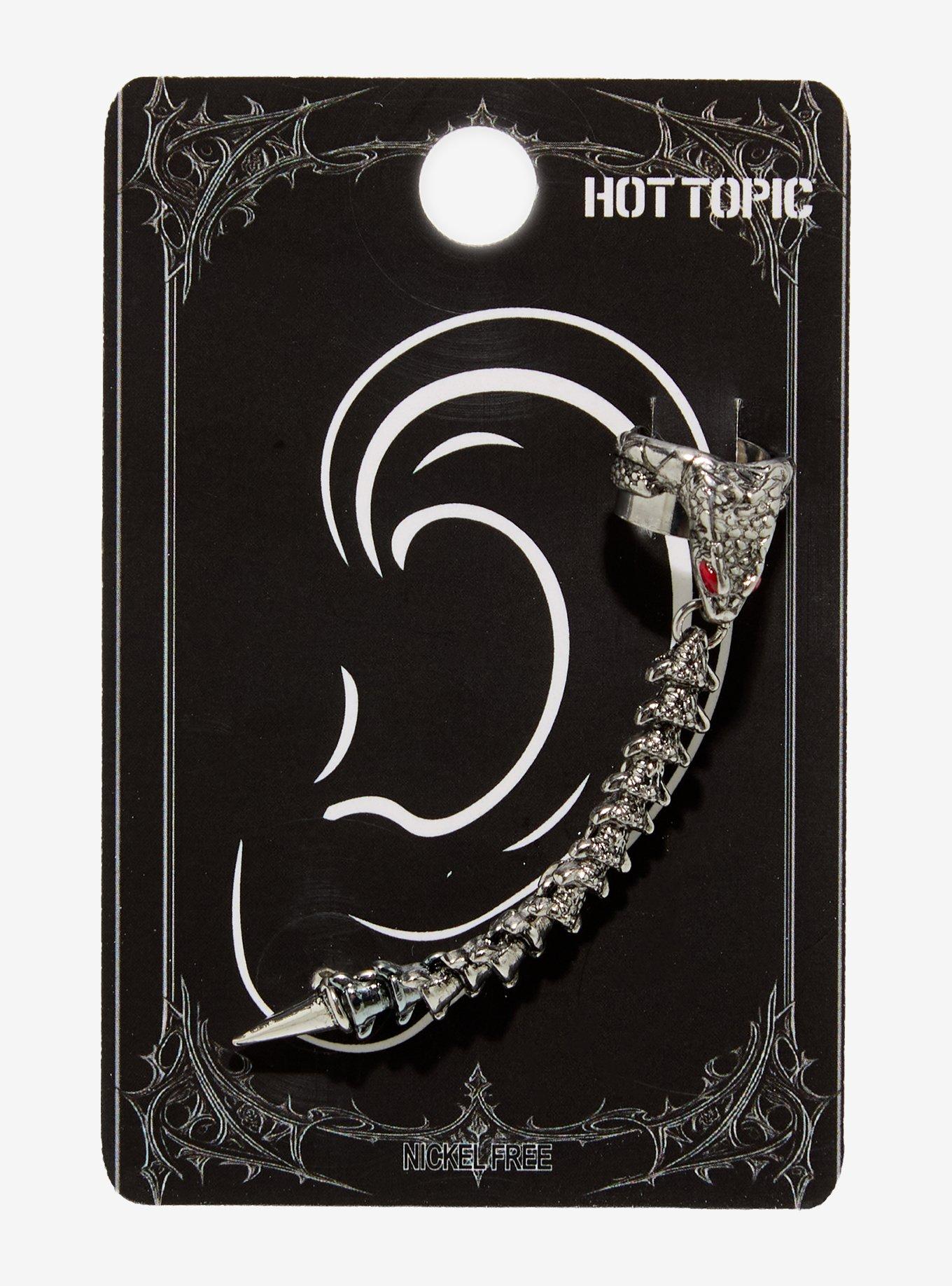 Snake Vertebrae Cuff Earring, , hi-res
