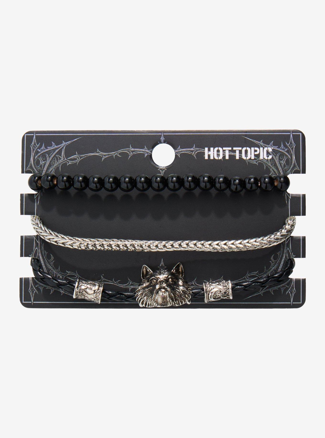 Wolf Head Bracelet Set, , hi-res