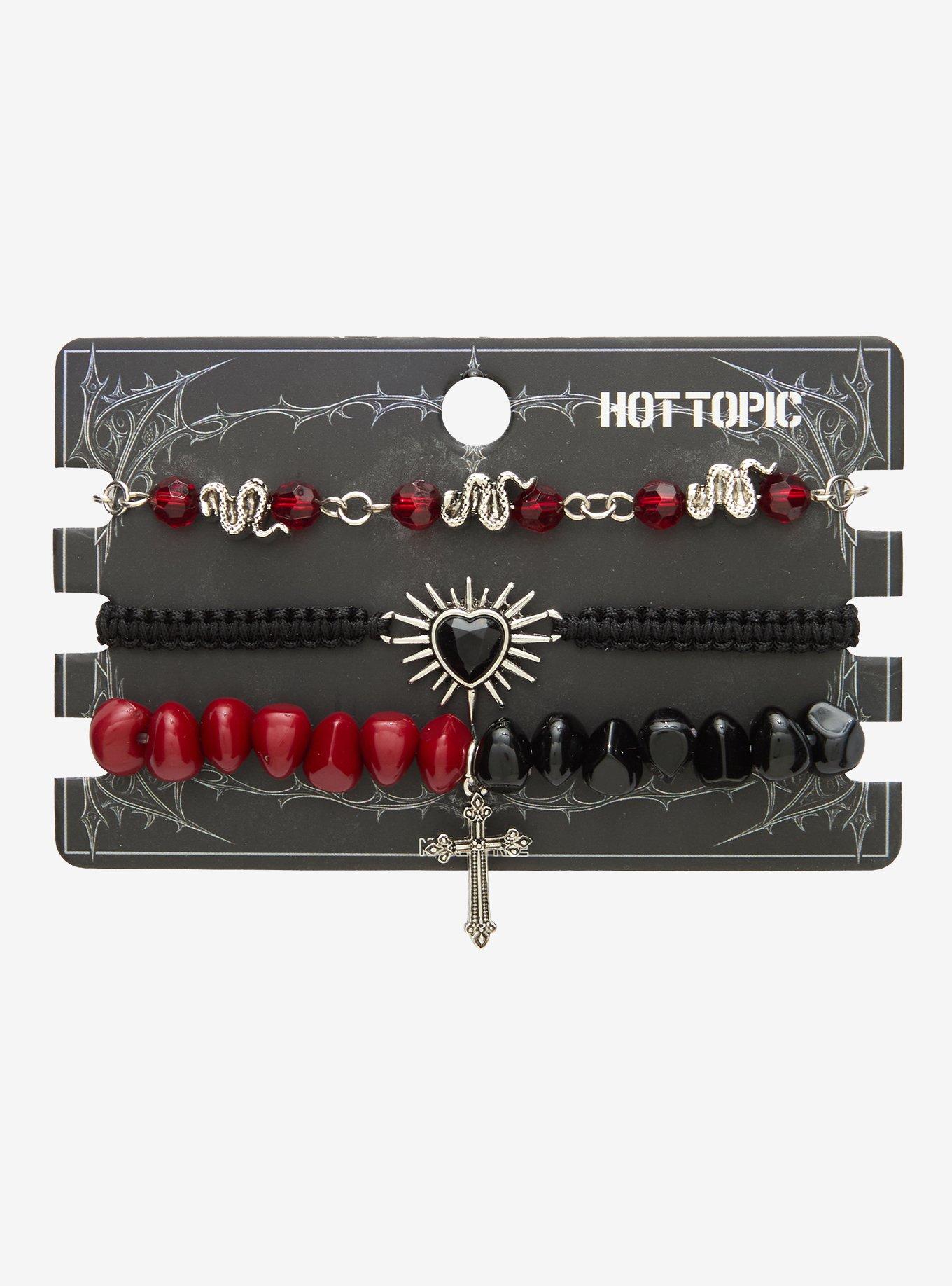 Snake Heart Cross Bracelet Set, , hi-res