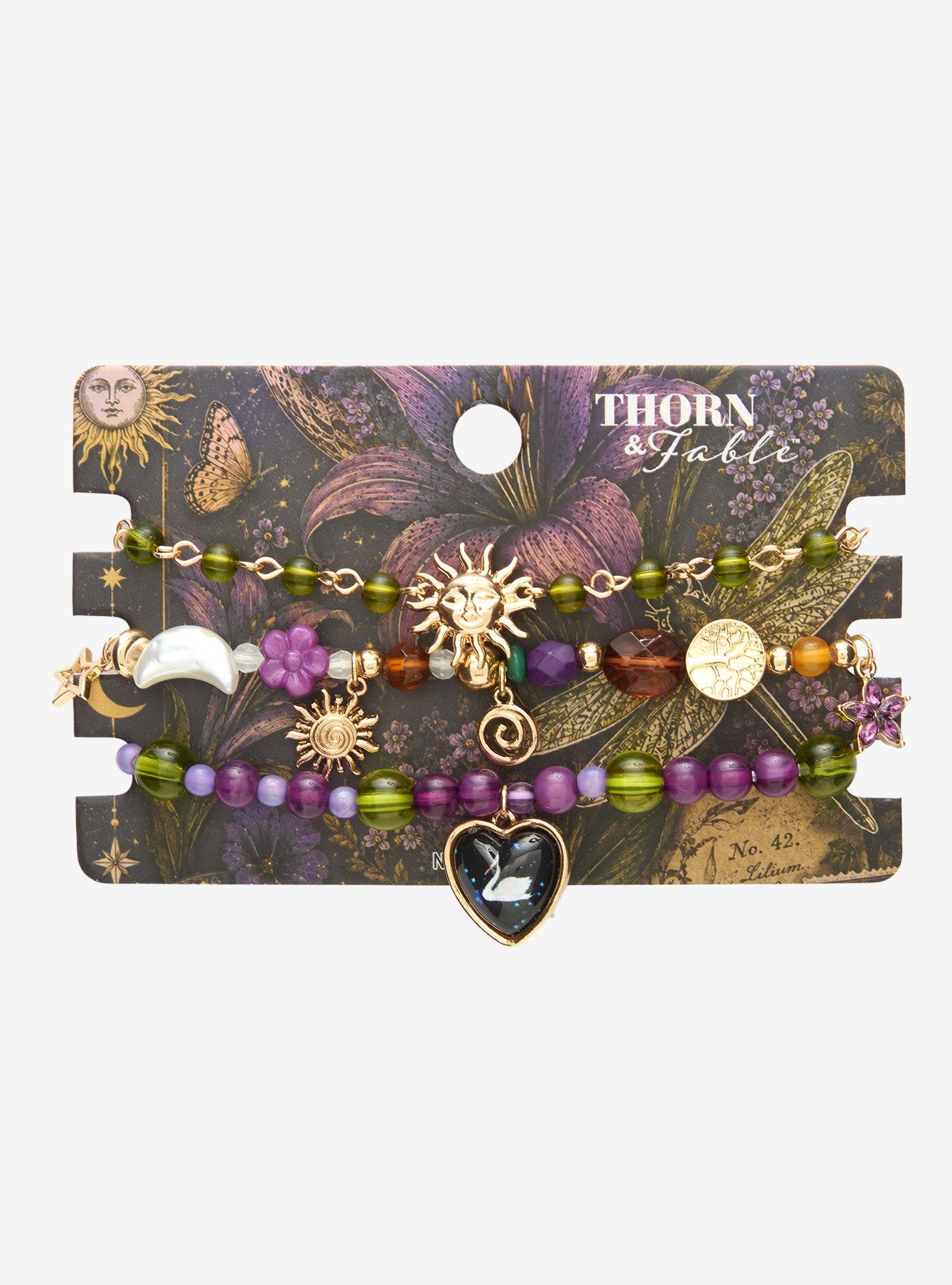 Thorn & Fable Whimsigoth Bead Bracelet Set
