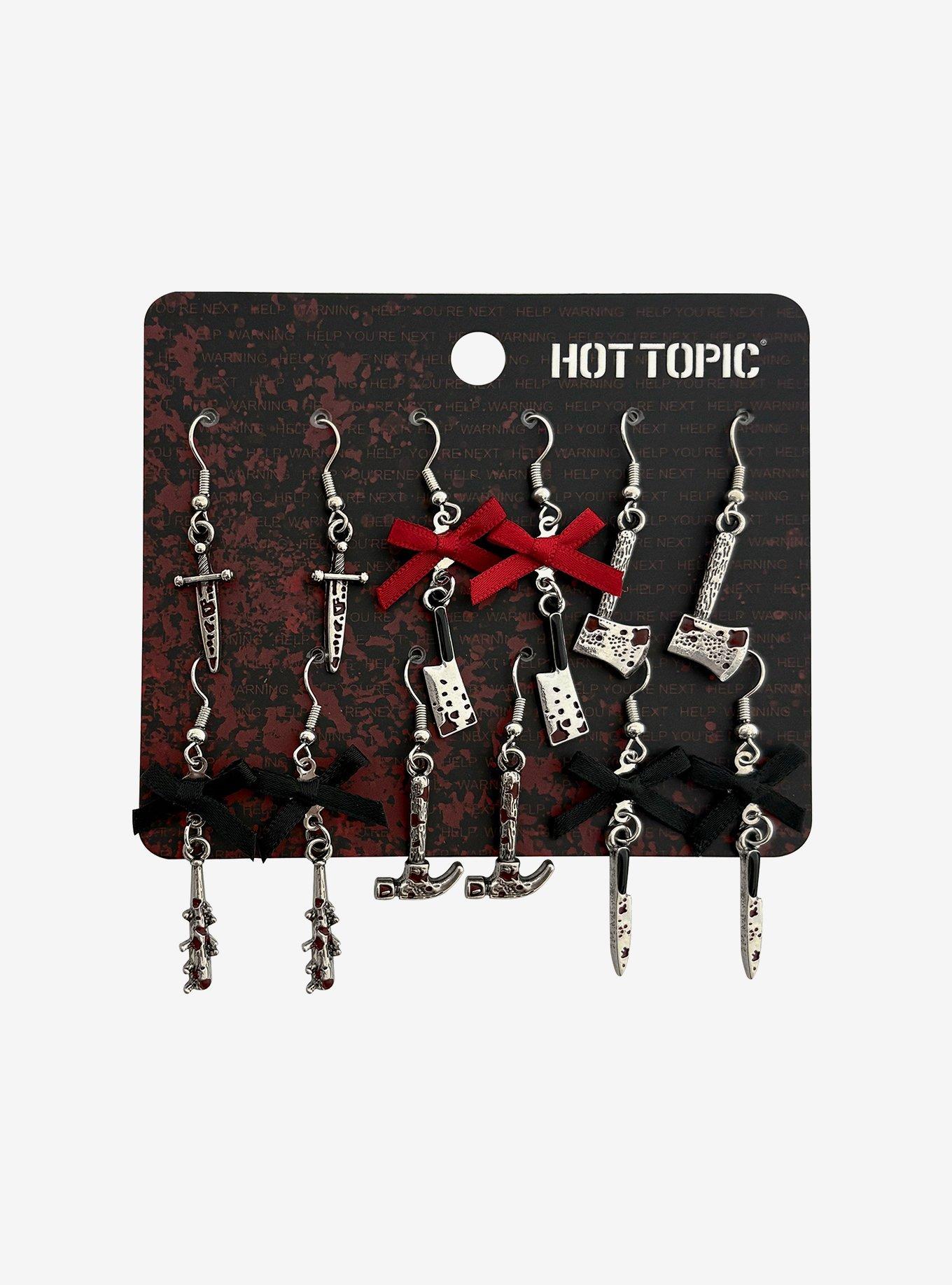Bloody Weapon Drop Earring Set, , hi-res