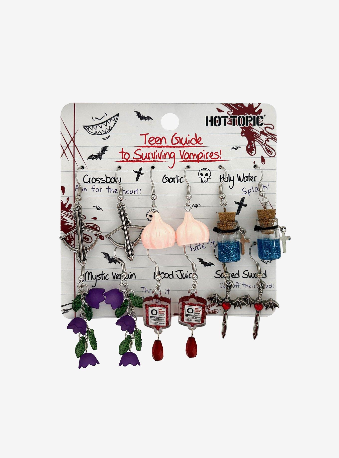 Vampire Survival Drop Earring Set, , hi-res