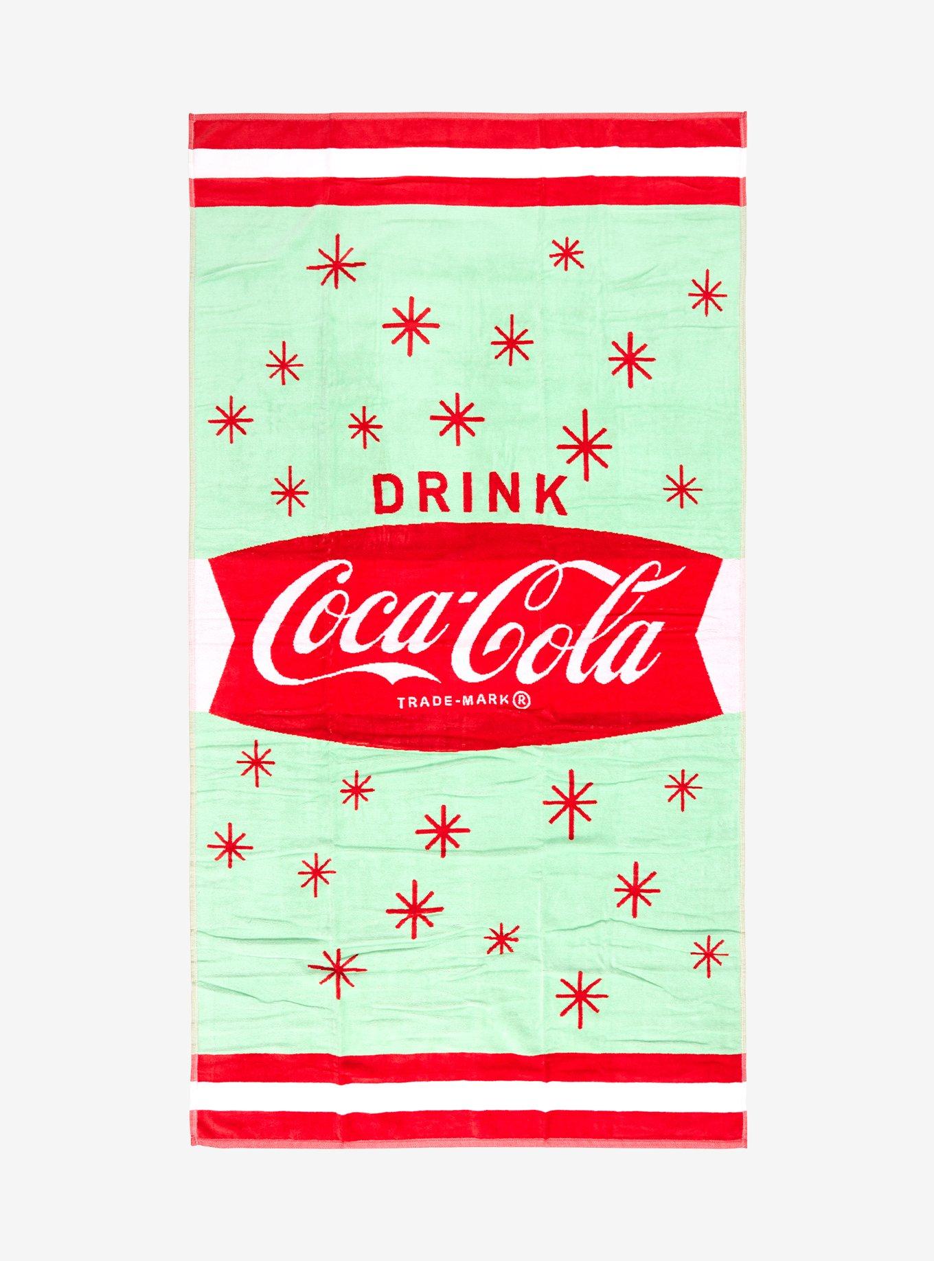Coca-Cola Stars Retro Beach Towel, , hi-res